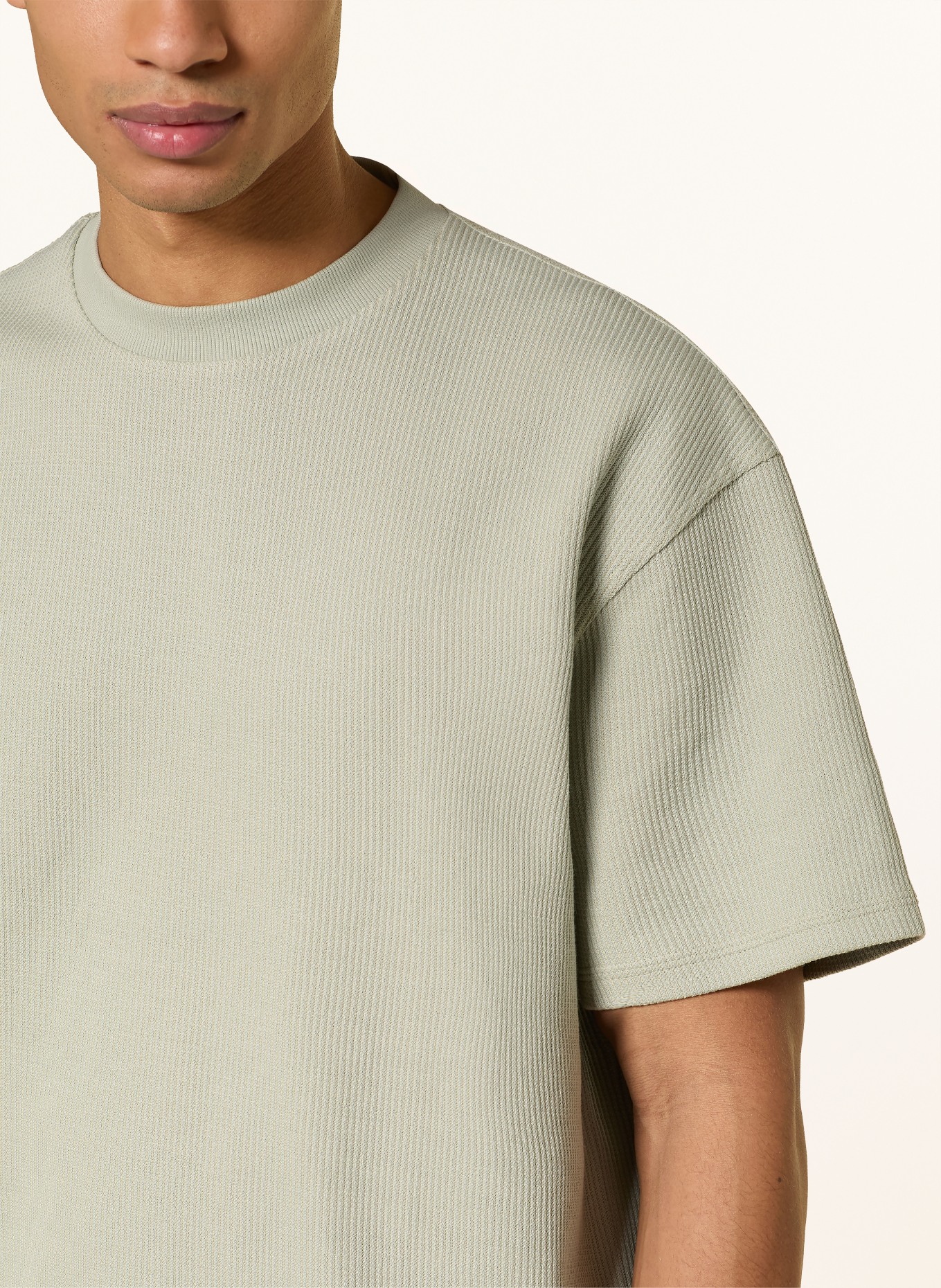 HUGO T-Shirt NUWAFFLE: HELLGRÜN