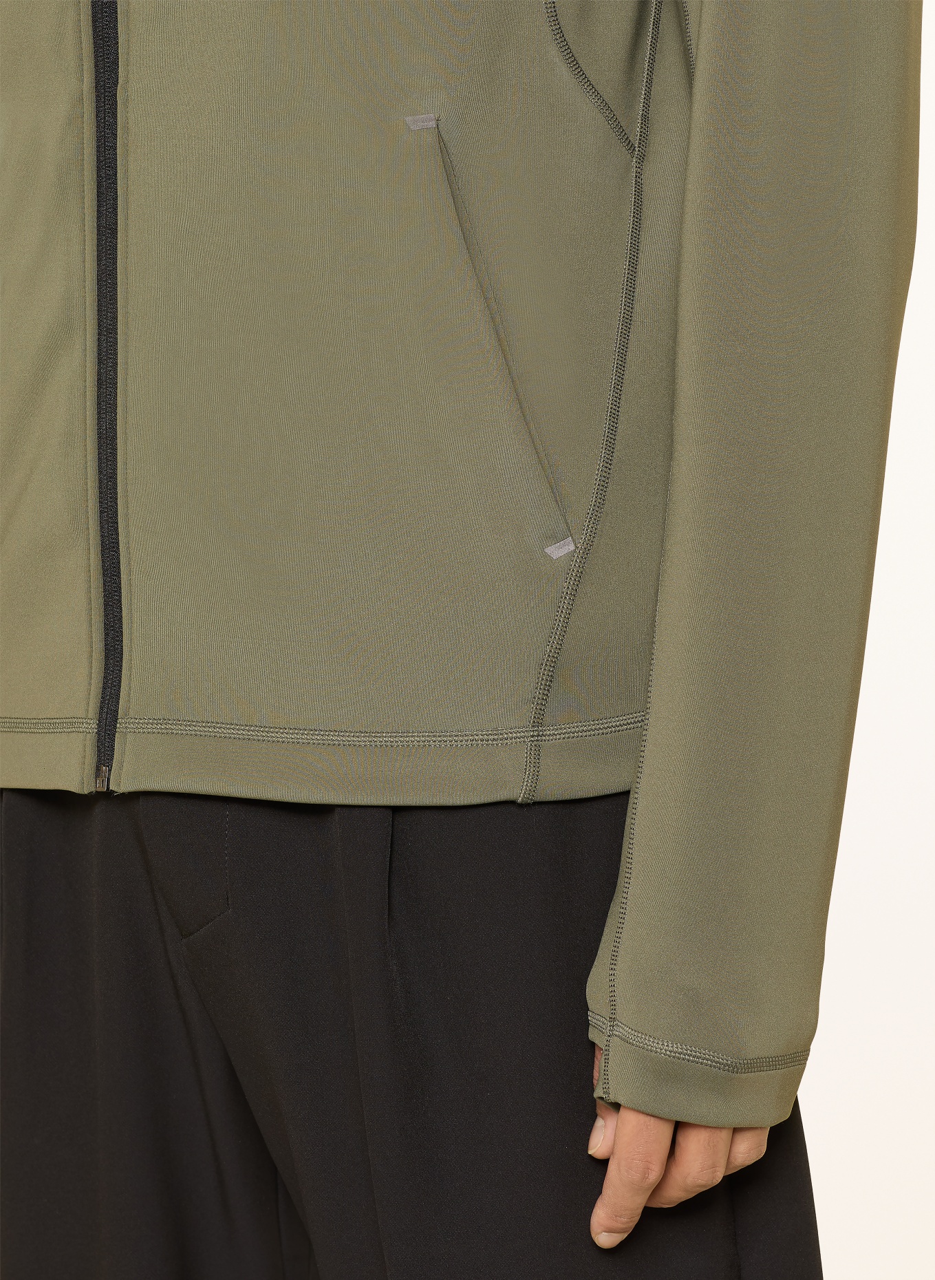 BOSS Trainingsjacke SICON ACTIVE: KHAKI