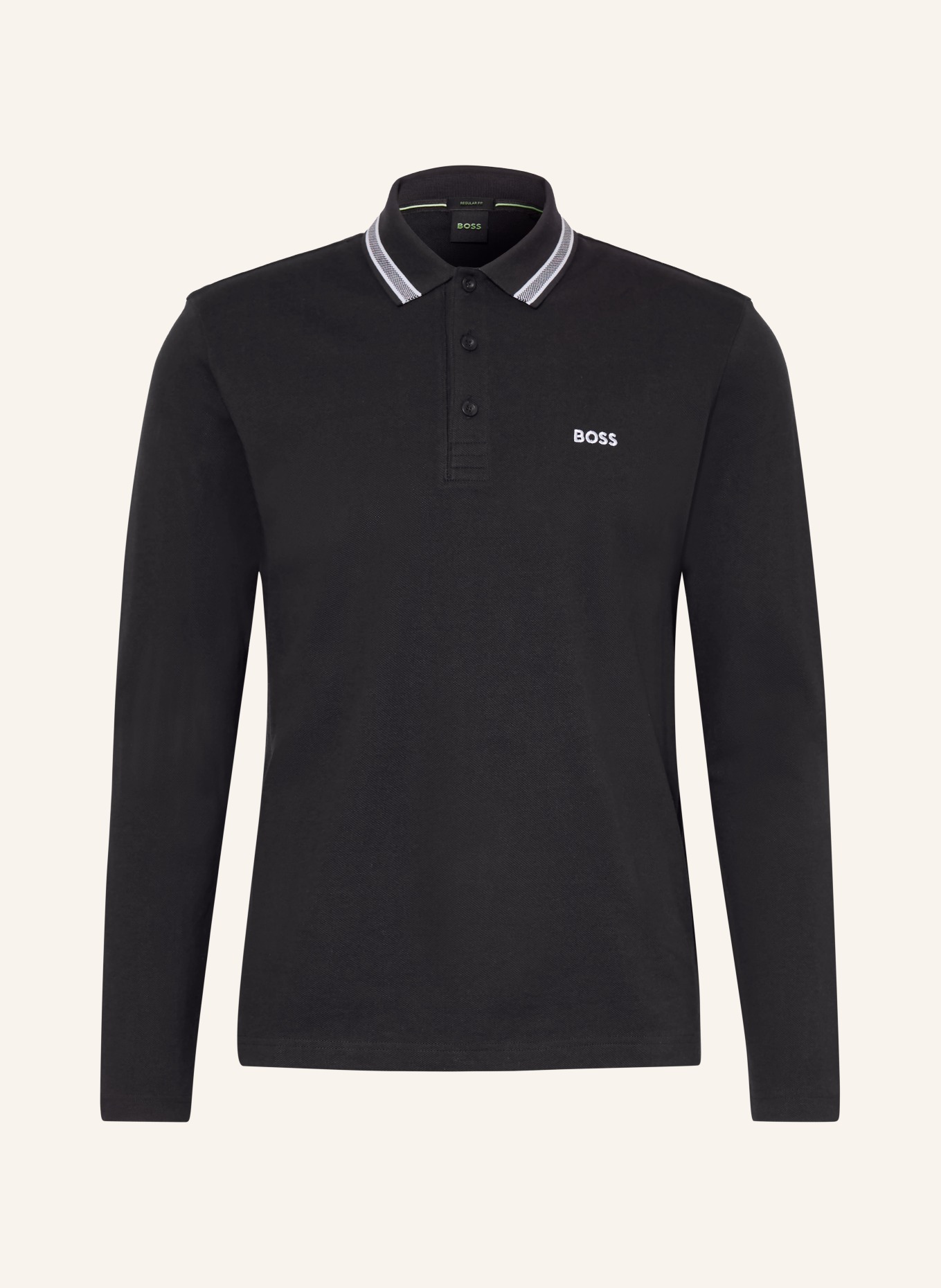 BOSS Piqué poloshirt PLISY Regular Fit: DONKERBLAUW