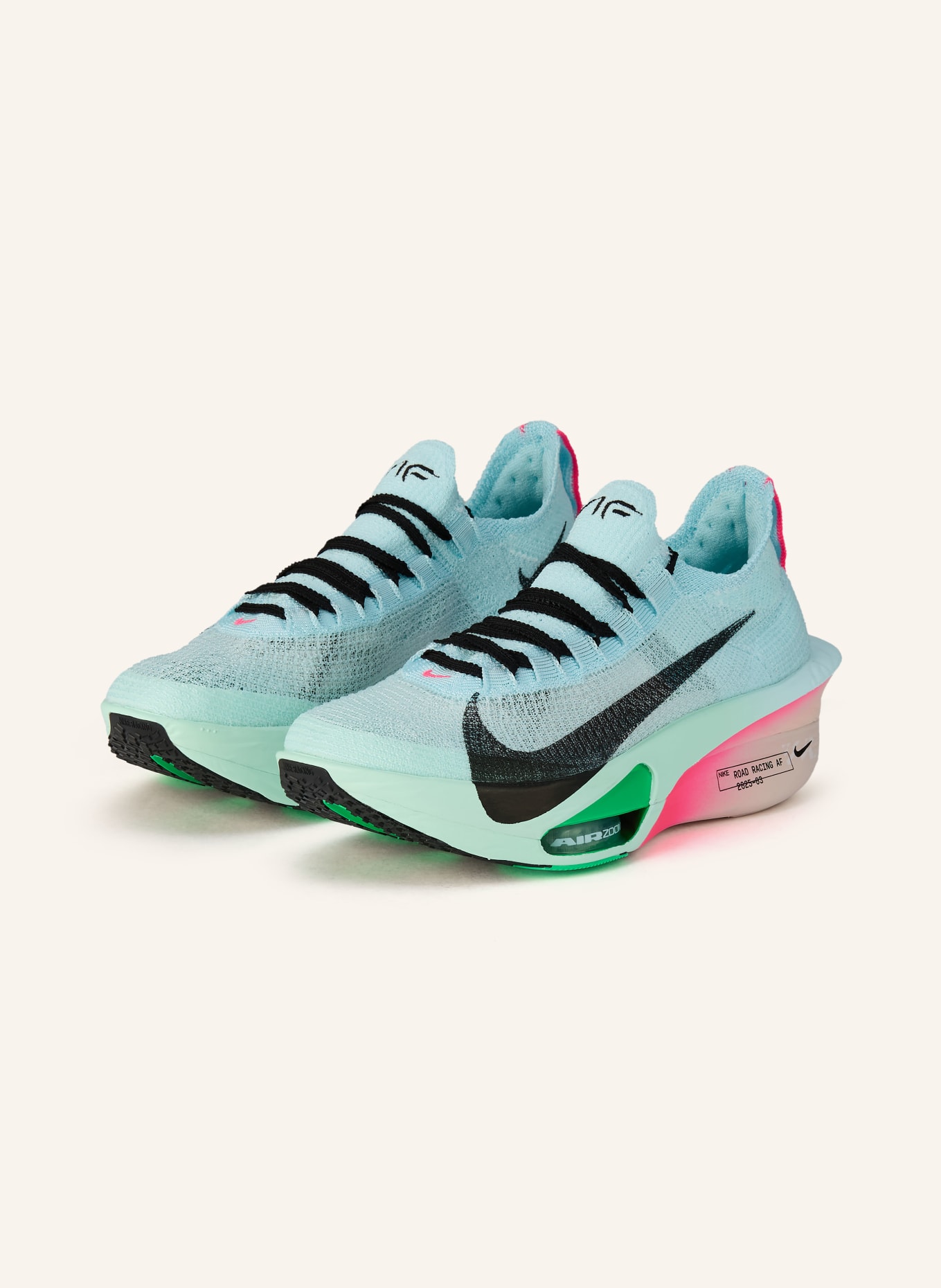 Nike Running shoes AIR ZOOM ALPHAFLY 3: MINT / NEON PINK / GREEN