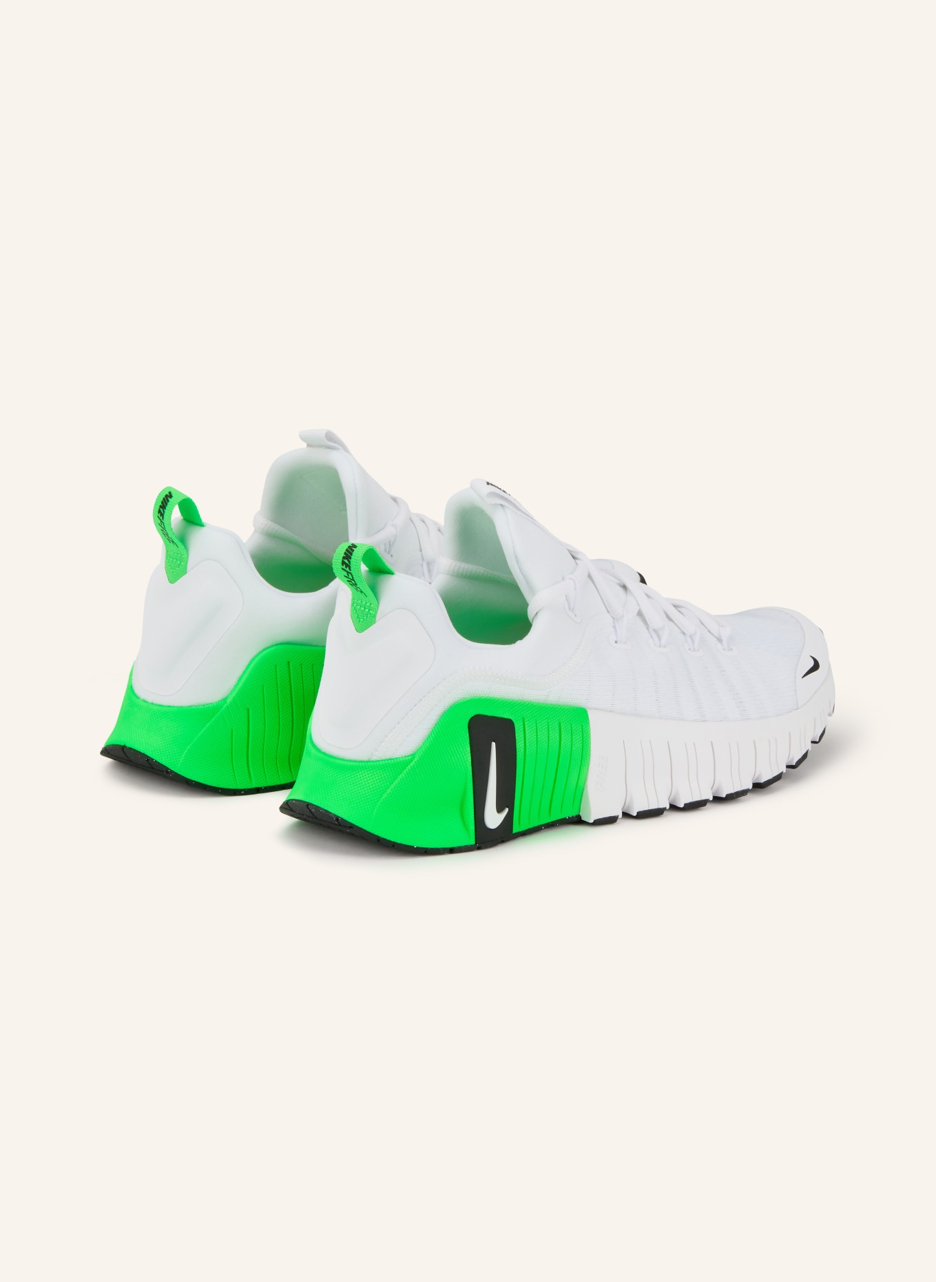 Nike Fitnessschuhe FREE METCON 6: WEISS / NEONGRÜN / SCHWARZ