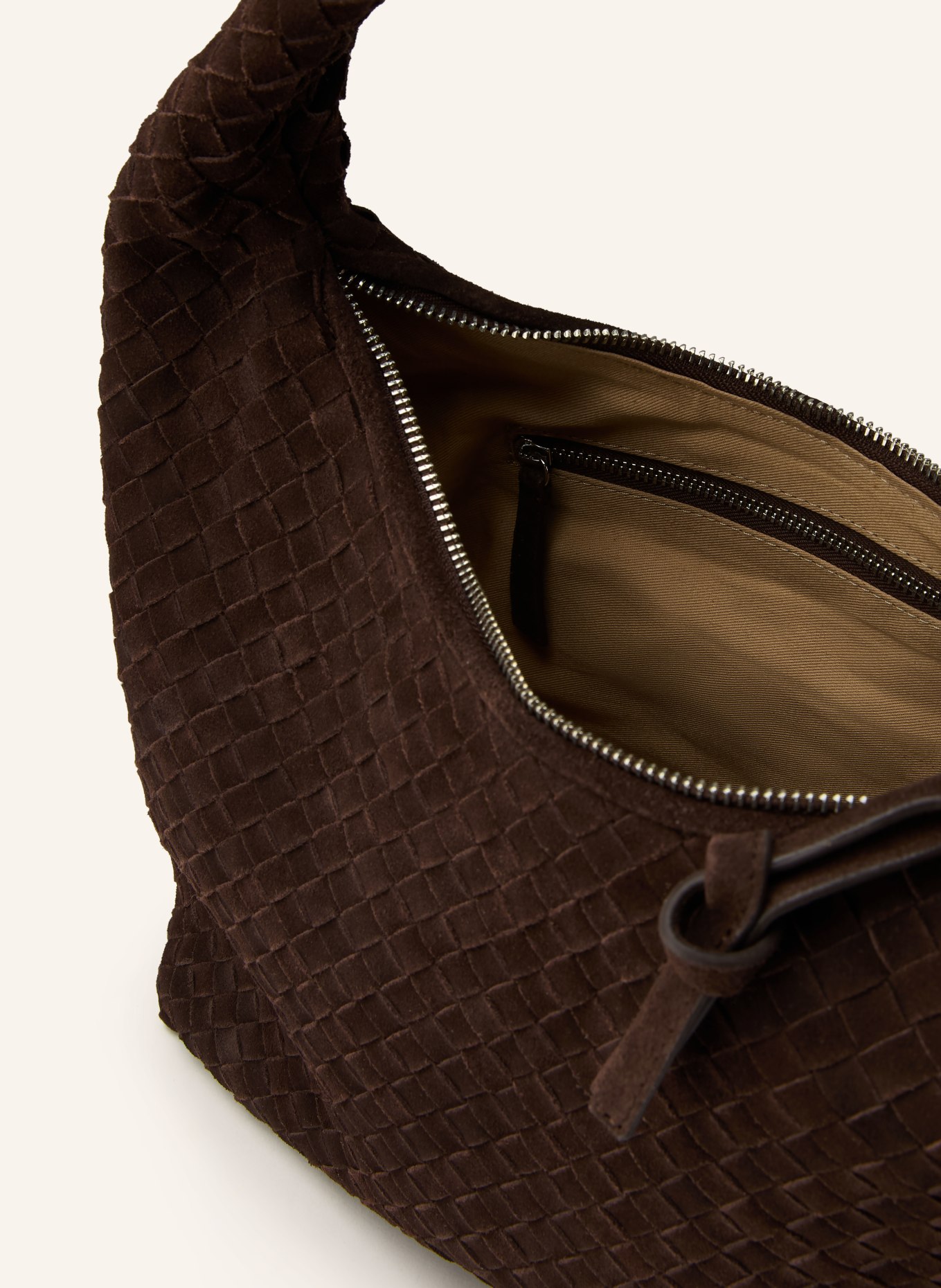 LOEFFLER RANDALL Schultertasche WILLOW: DUNKELBRAUN