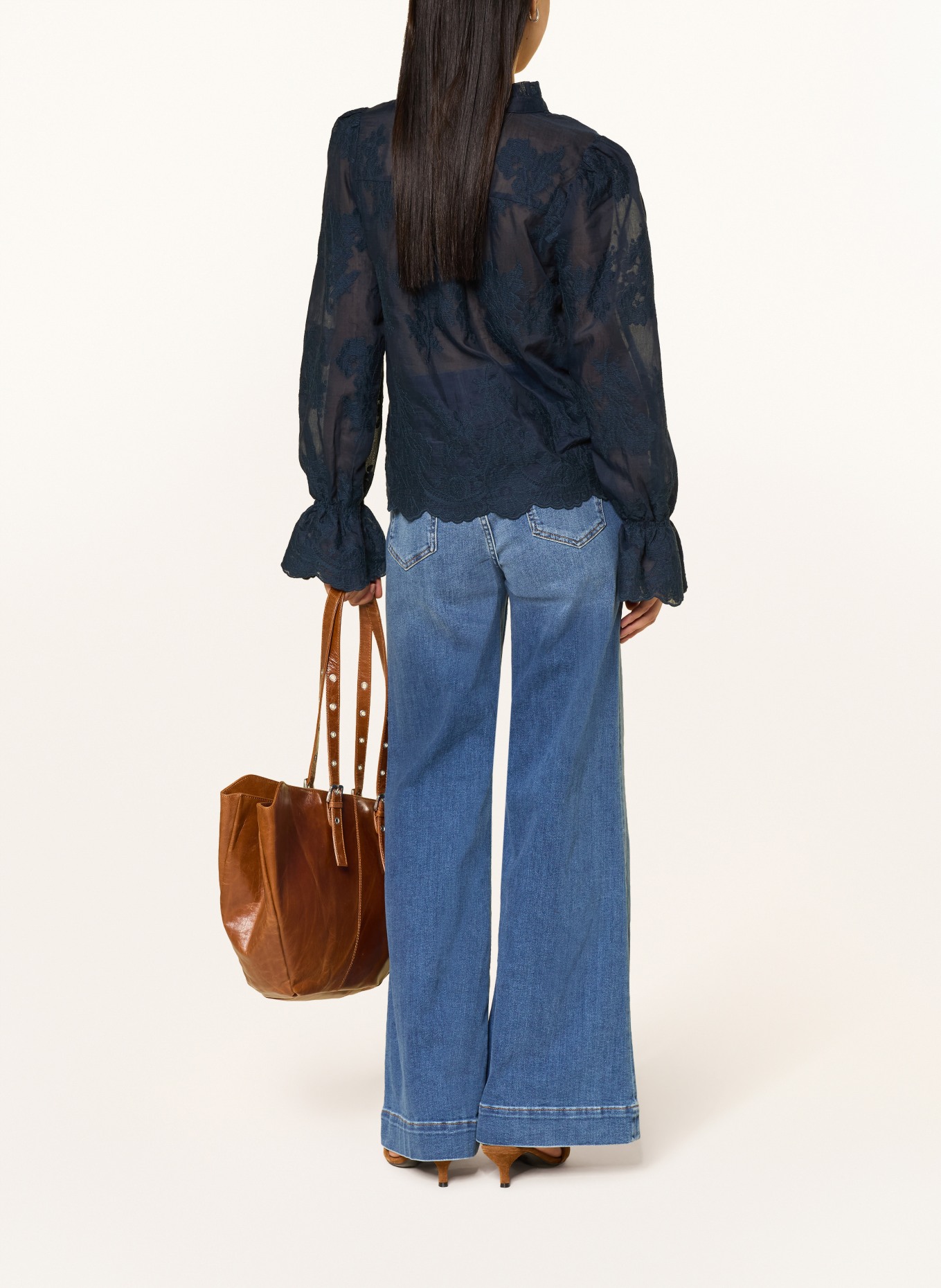 NEO NOIR AMARA blouse: DARK BLUE