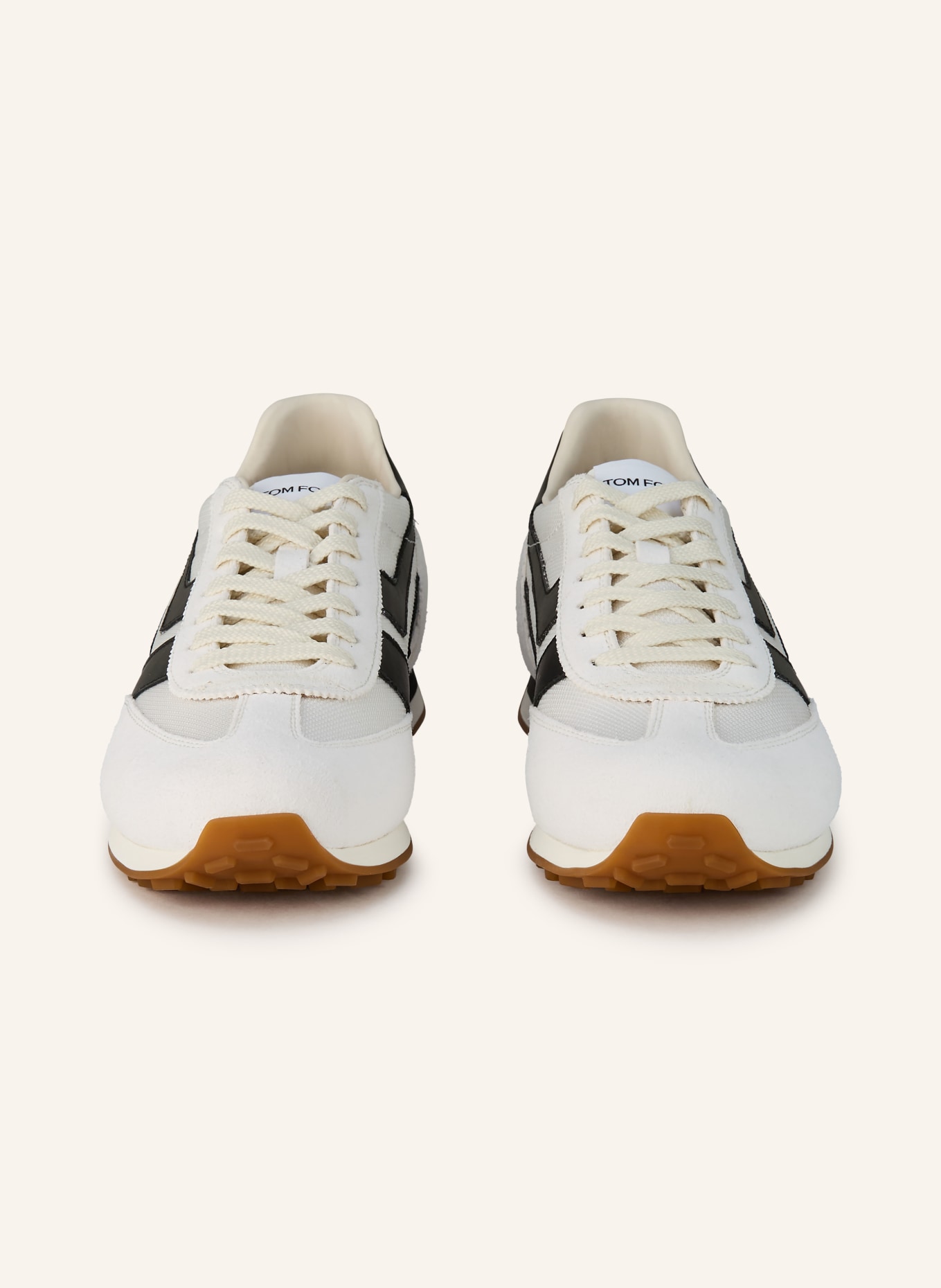 TOM FORD Sneaker MICK: WEISS / SCHWARZ