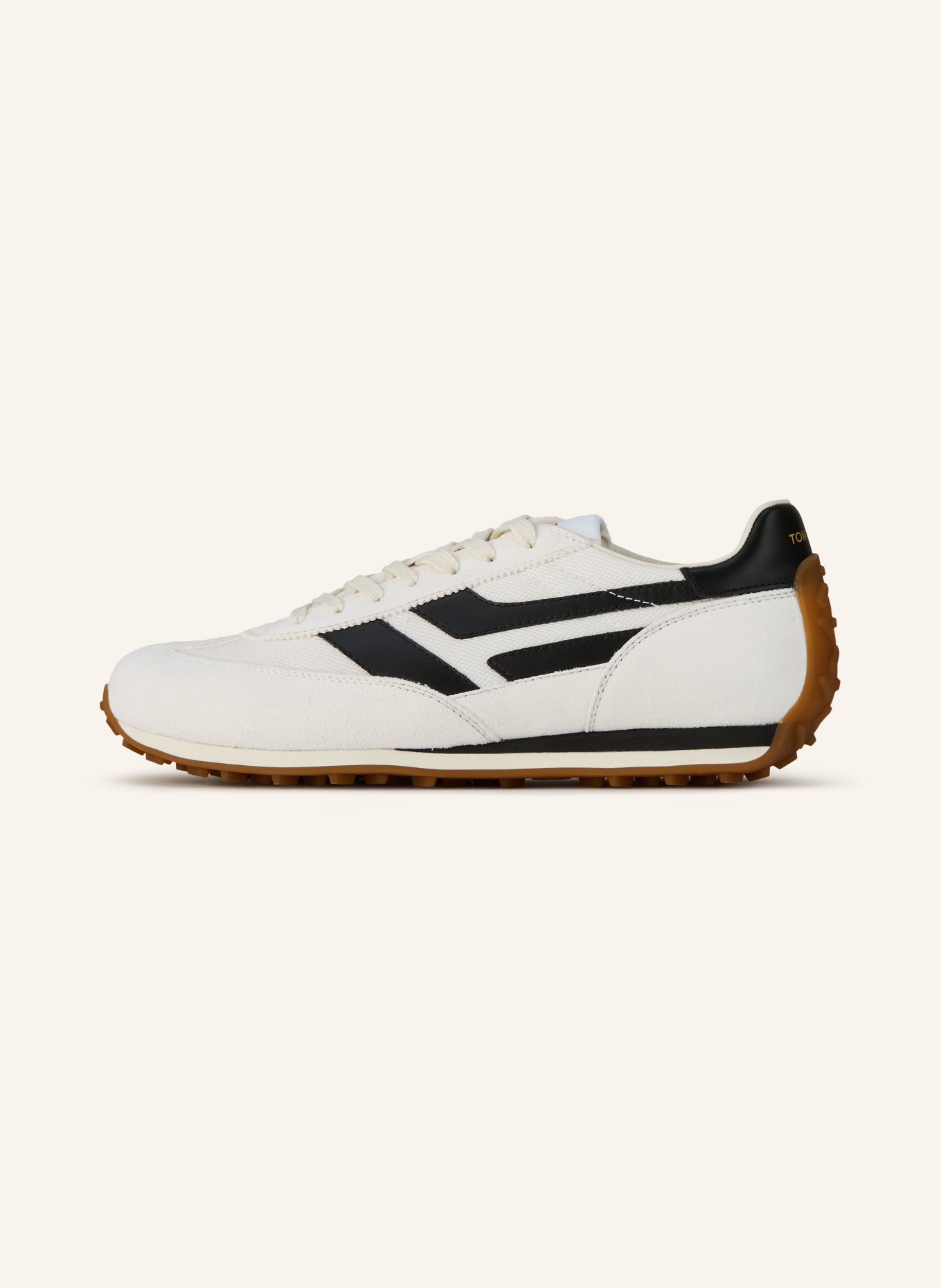 TOM FORD Sneaker MICK: WEISS / SCHWARZ