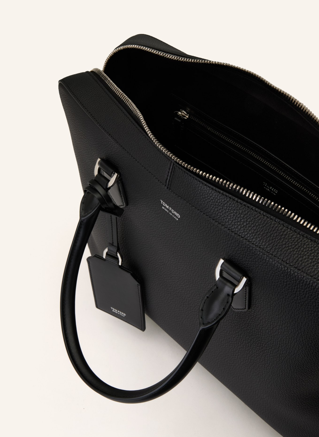 TOM FORD Business-Tasche ELLIOT: SCHWARZ / SILBER