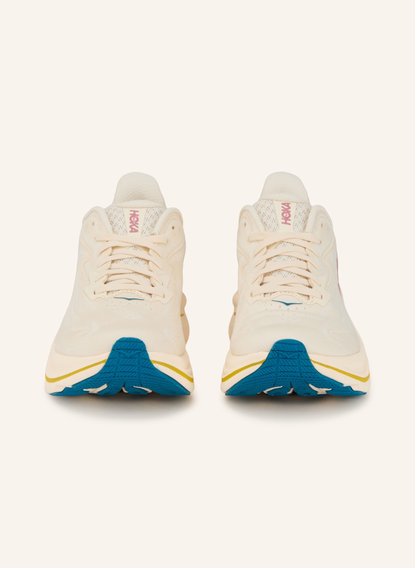 HOKA Laufschuhe CLIFTON 10: CREME / ALTROSA