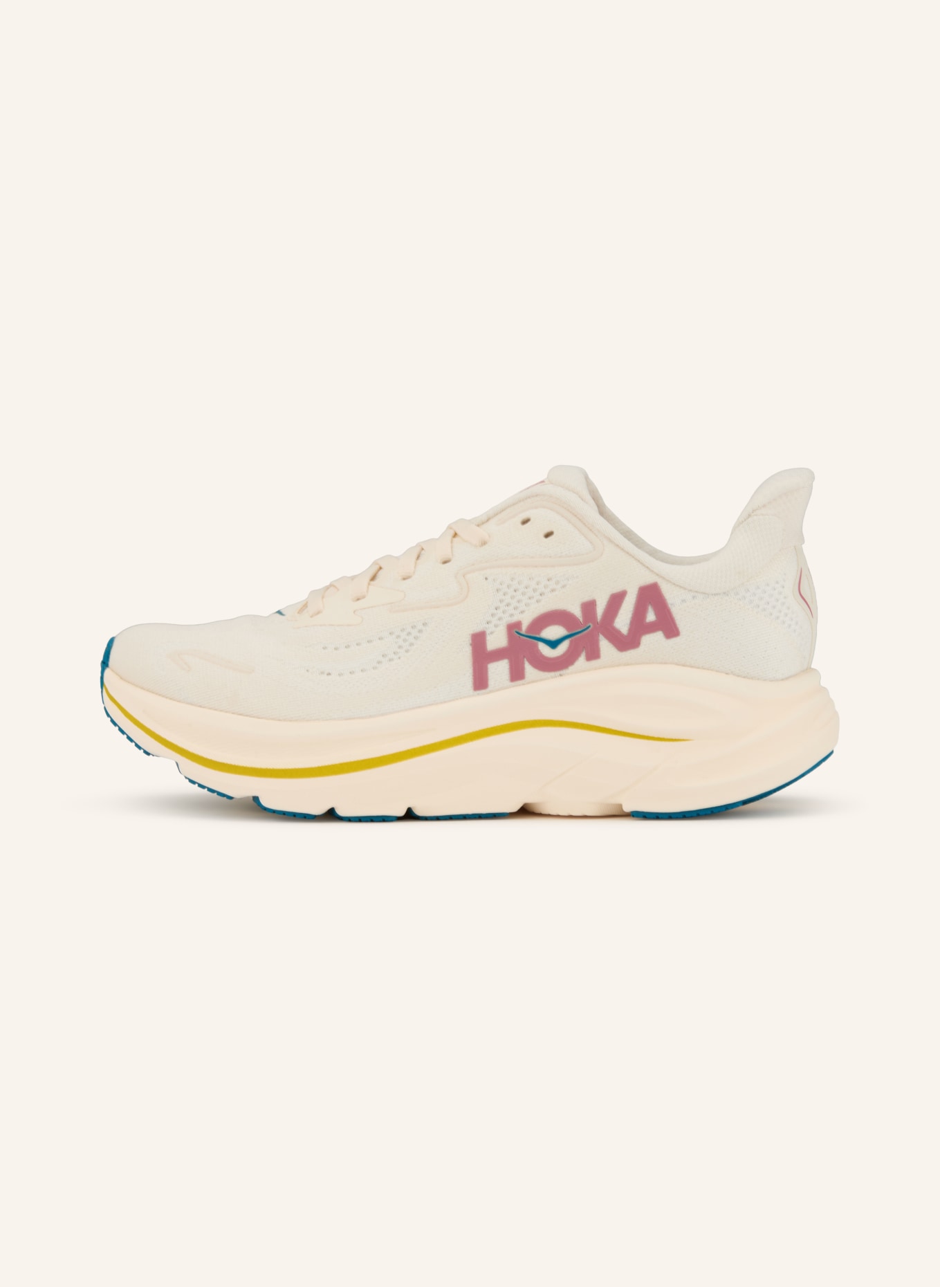 HOKA Laufschuhe CLIFTON 10: CREME / ALTROSA