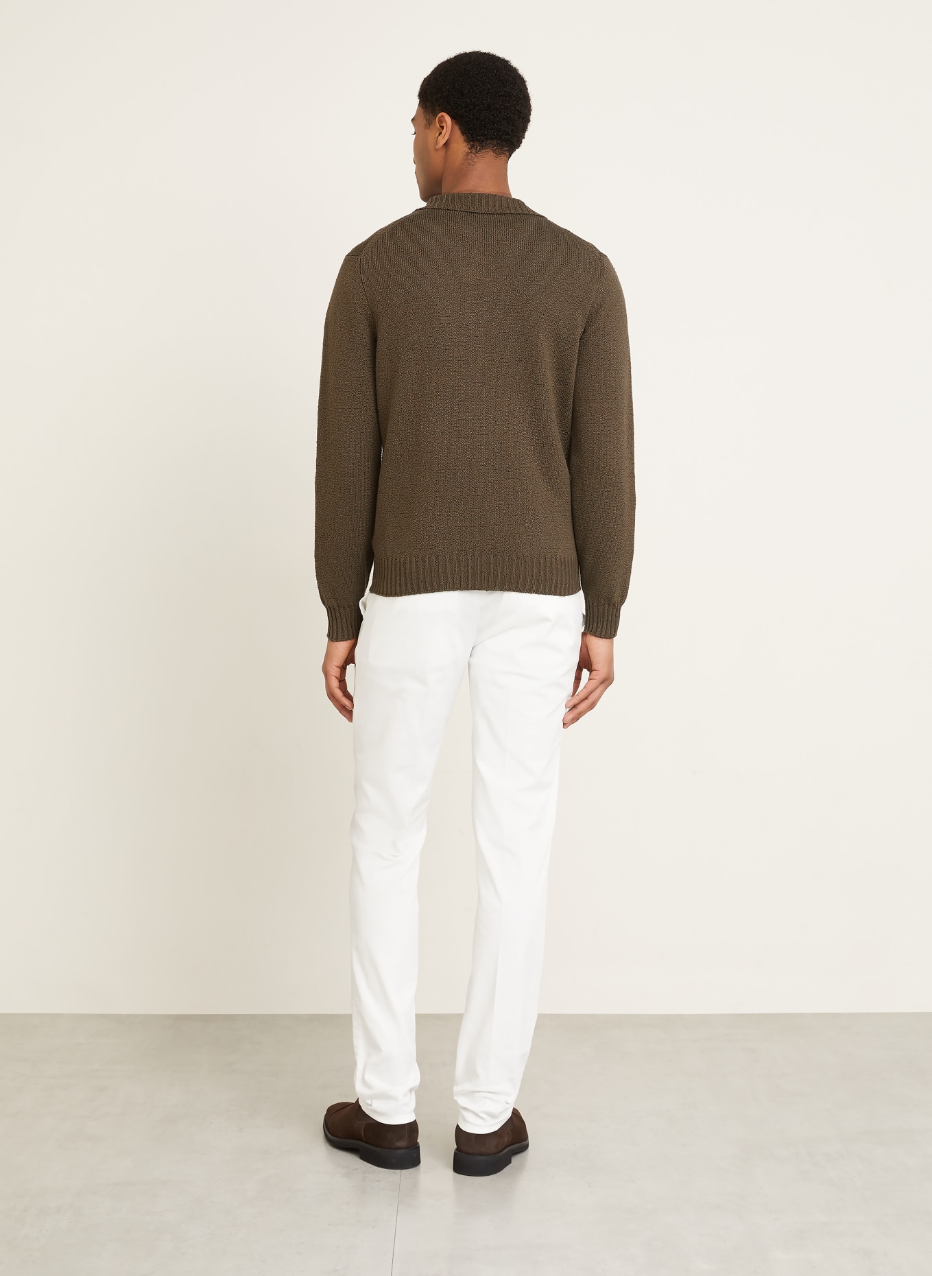 FIORONI Sweater: DARK BROWN