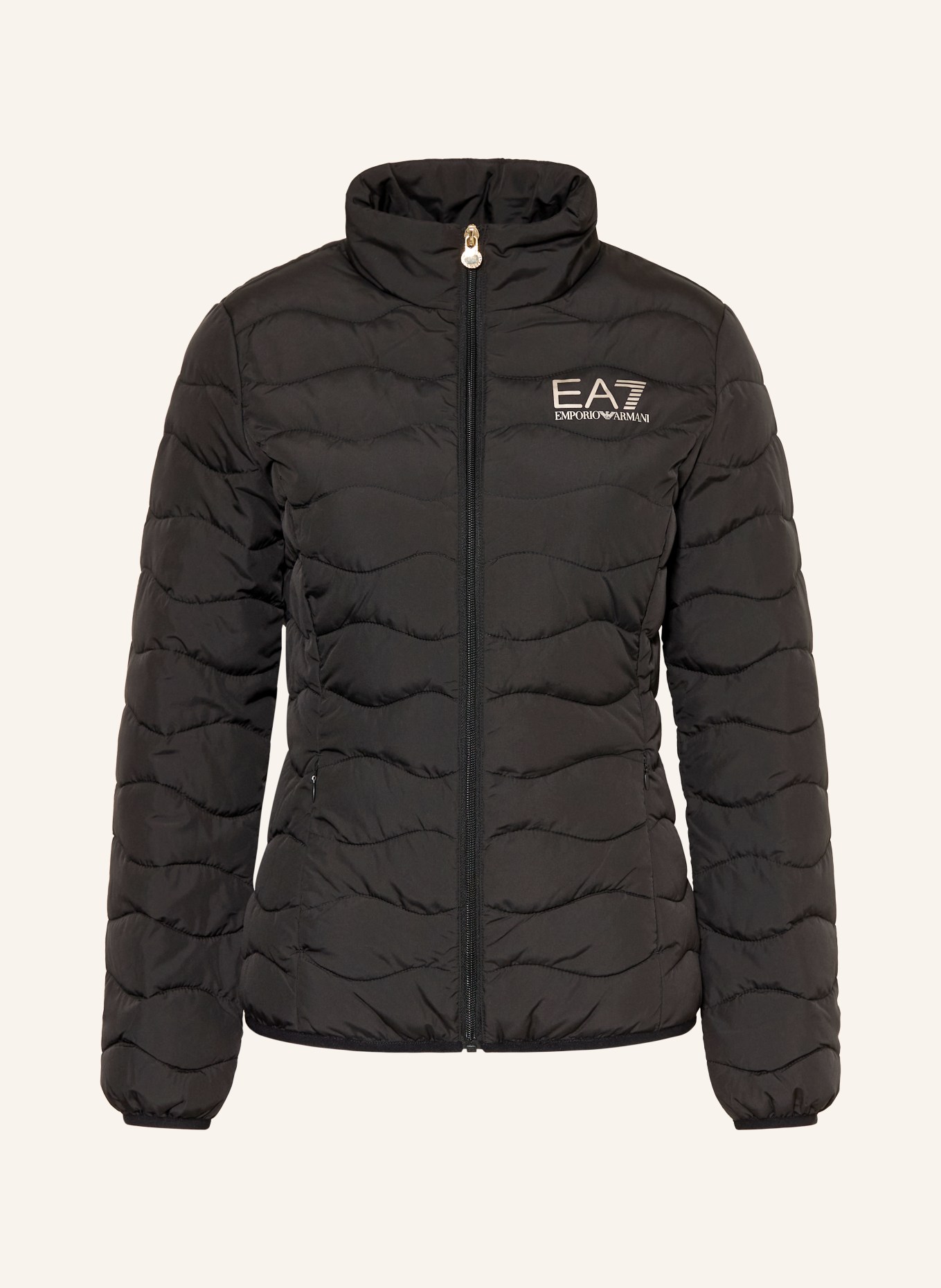 EA7 EMPORIO ARMANI Steppjacke TRAIN CORE: SCHWARZ