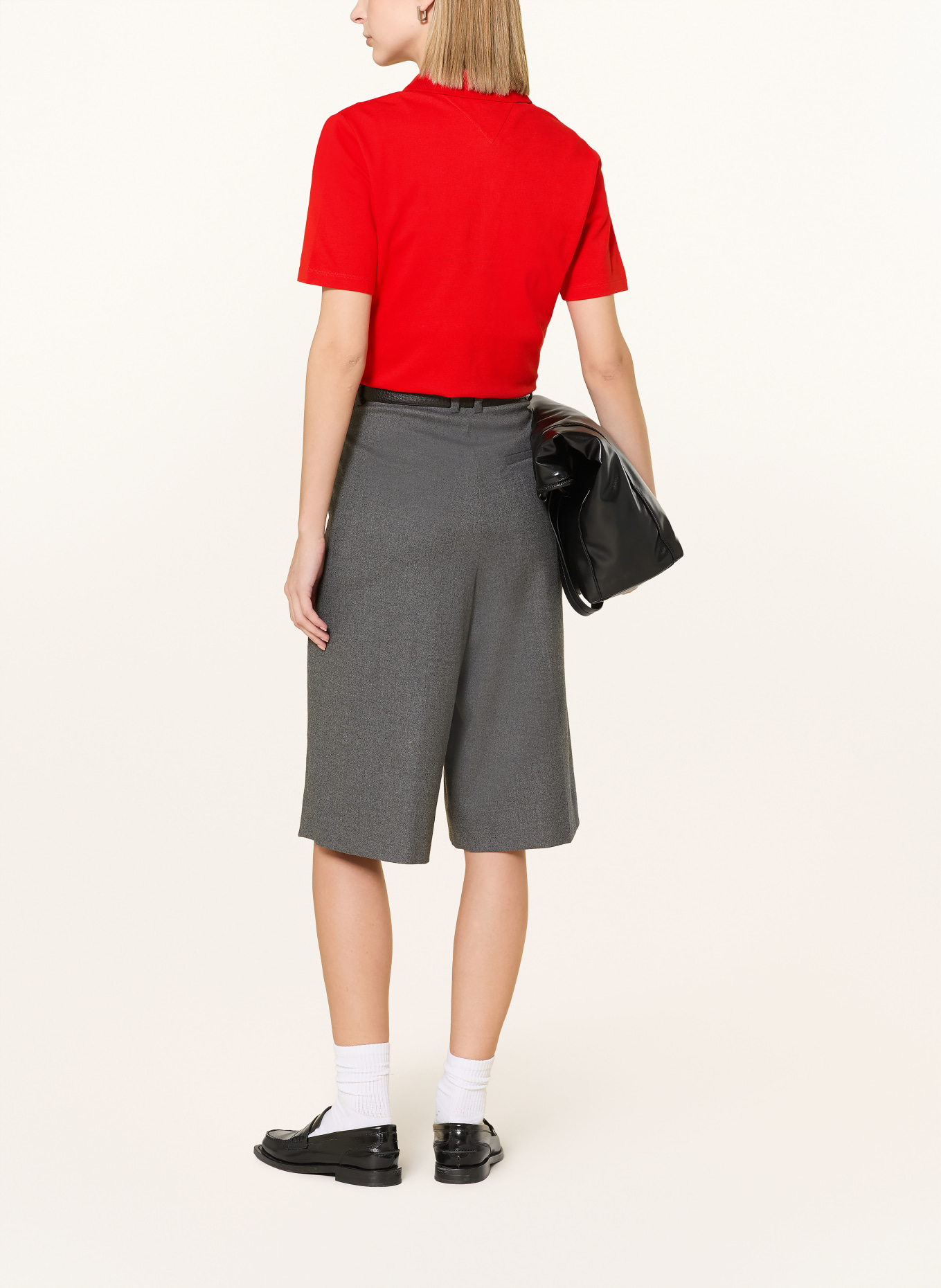 TOMMY HILFIGER Piqué-Poloshirt: ROT