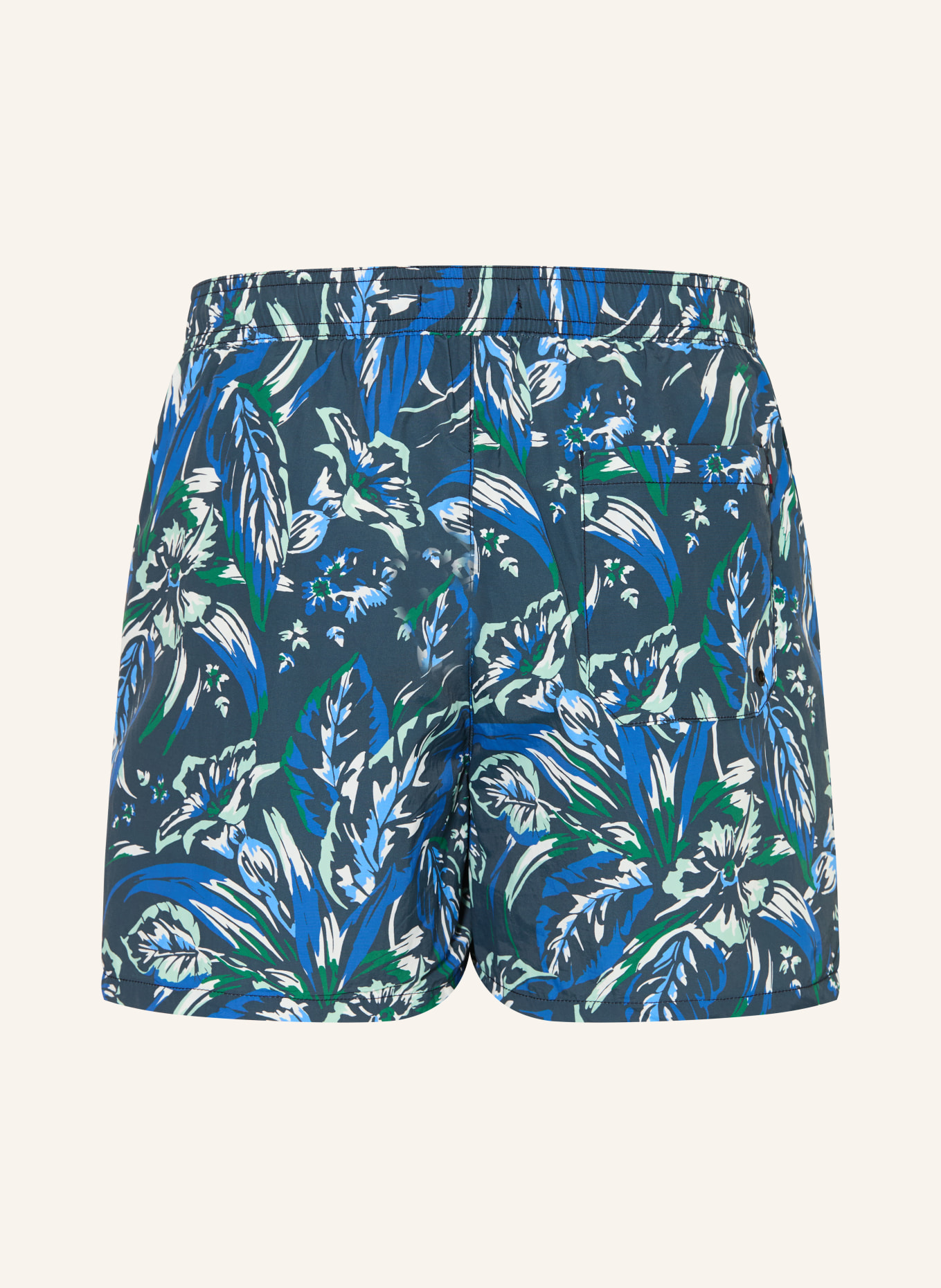 TOMMY HILFIGER Badeshorts: DUNKELBLAU / GRÜN / BLAU