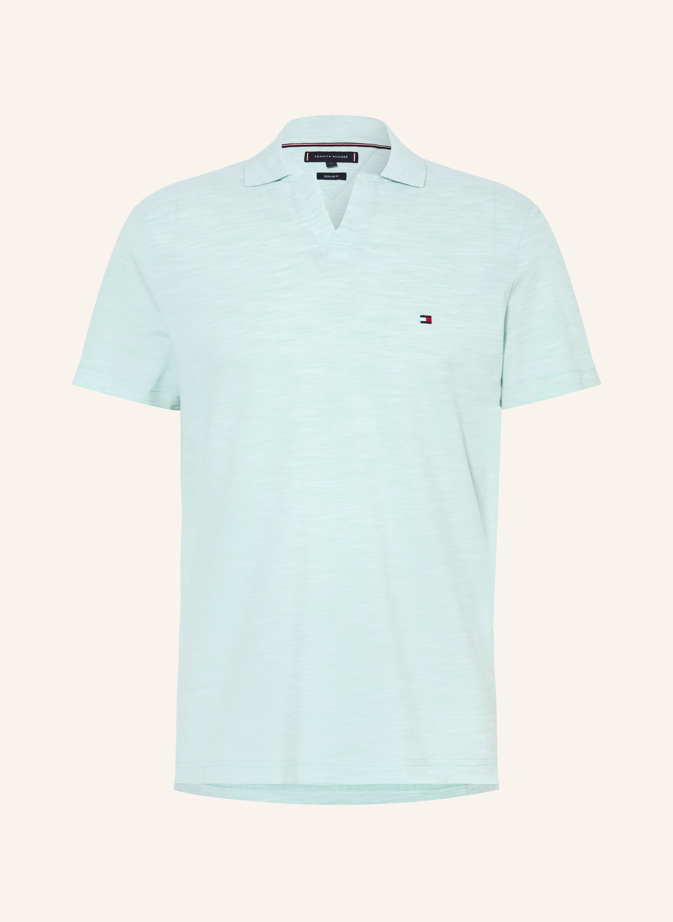 TOMMY HILFIGER Piqué-Poloshirt: MINT