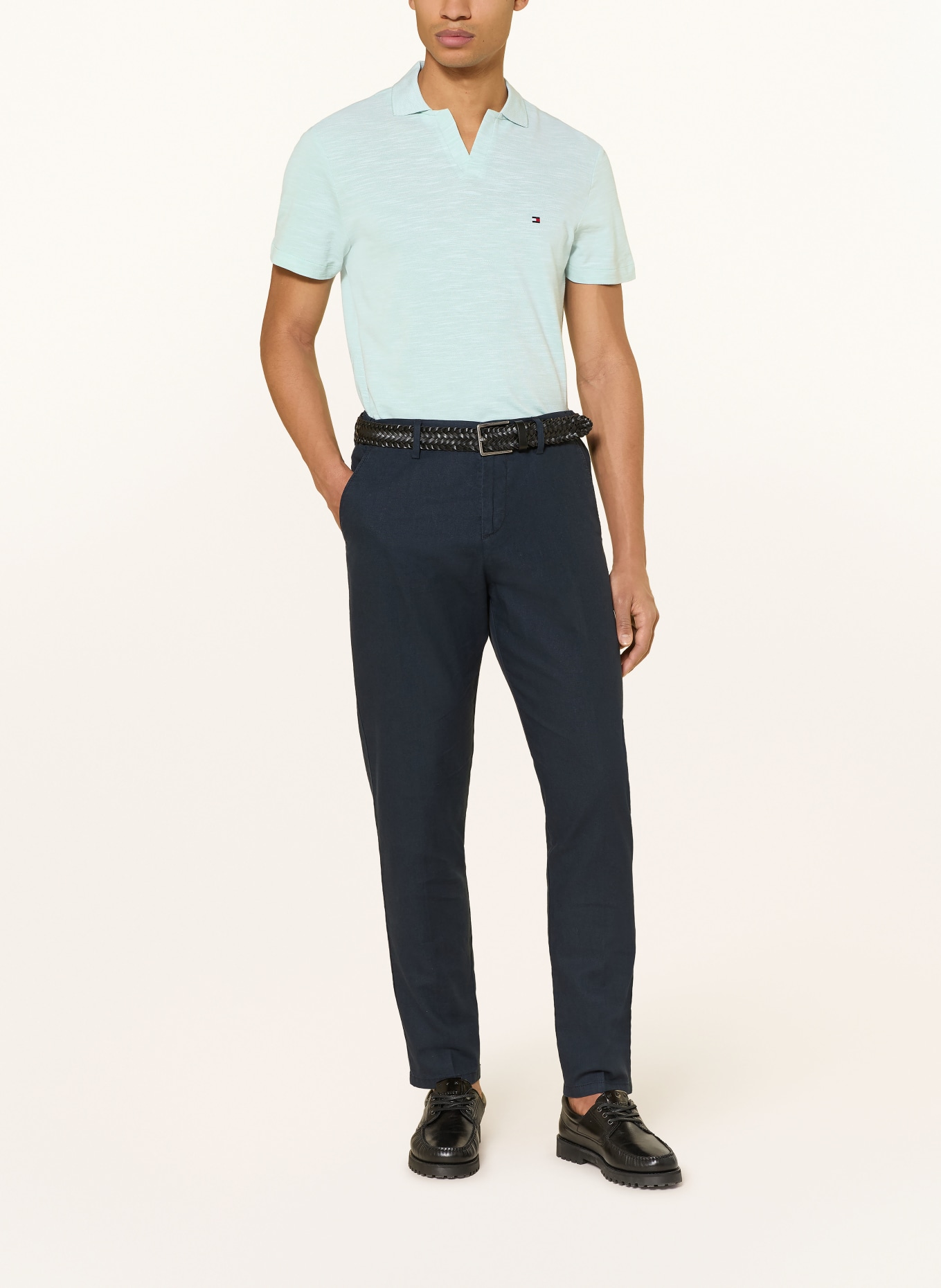 TOMMY HILFIGER Piqué-Poloshirt: MINT
