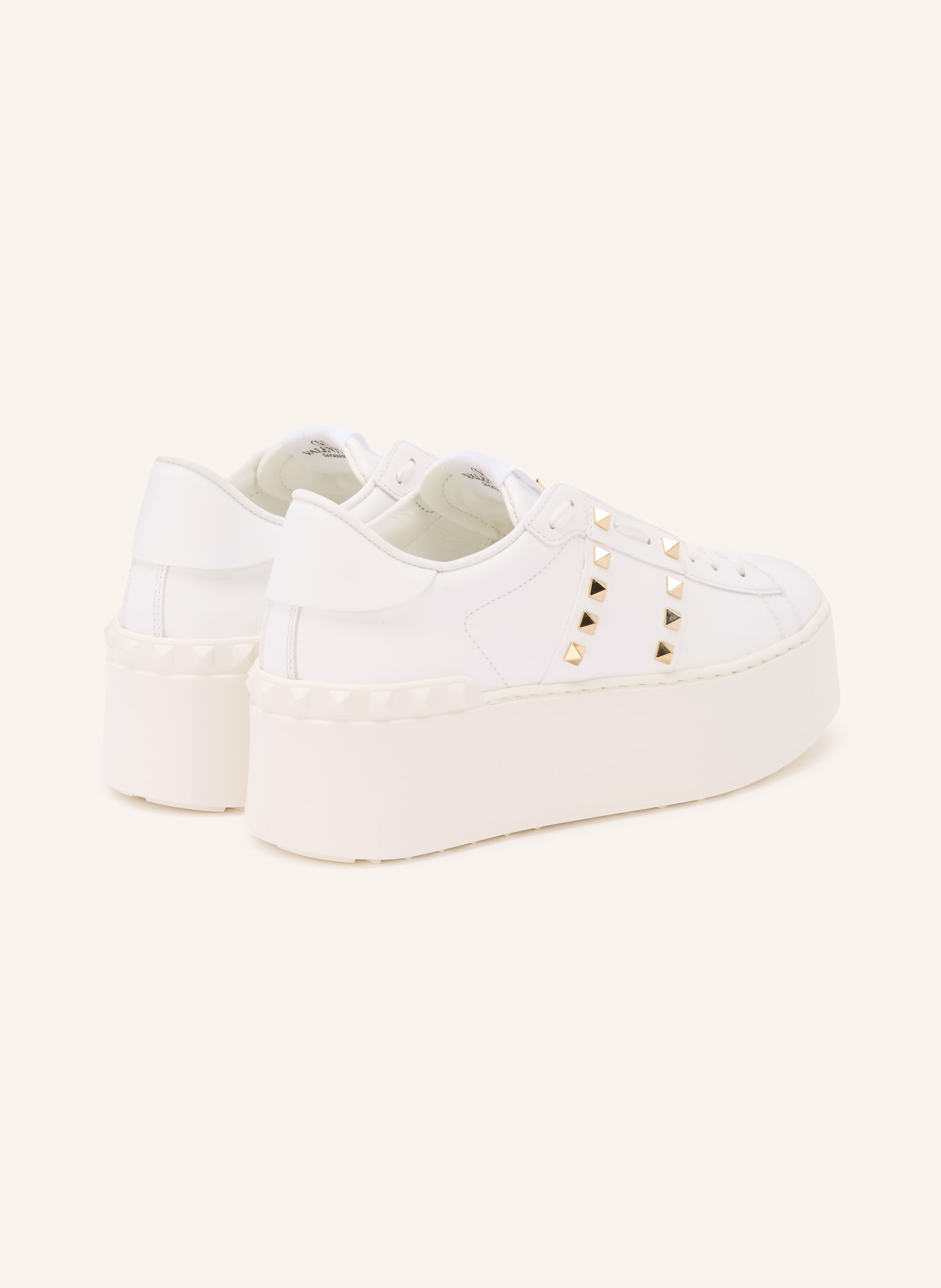 VALENTINO GARAVANI Sneaker ROCKSTUD mit Nieten: WEISS