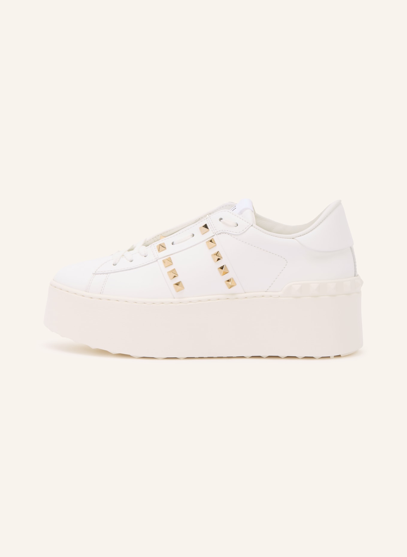 VALENTINO GARAVANI Sneaker ROCKSTUD mit Nieten: WEISS