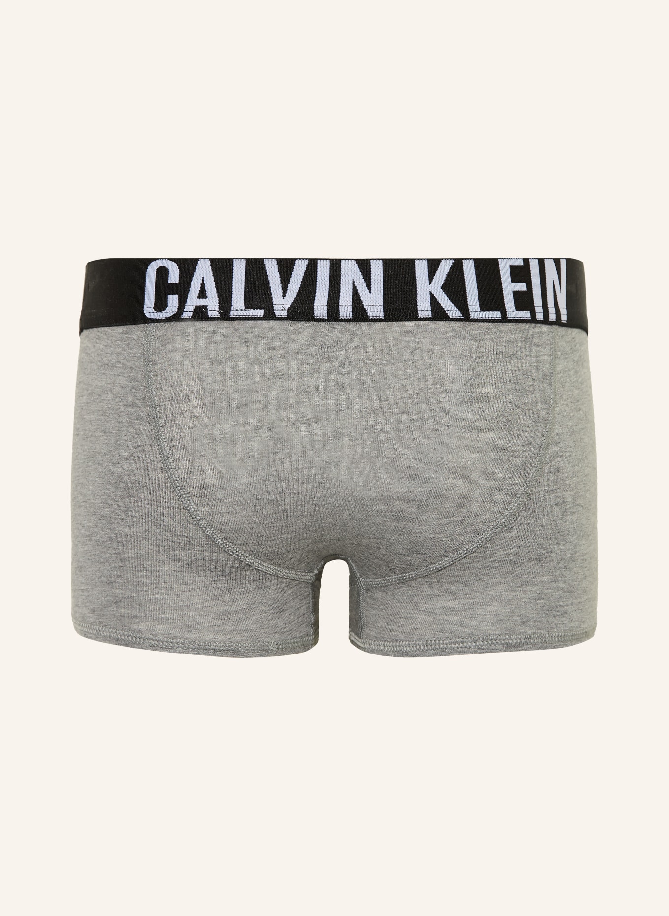 Calvin Klein 3er-Pack Boxershorts: WEISS / GRAU / SCHWARZ