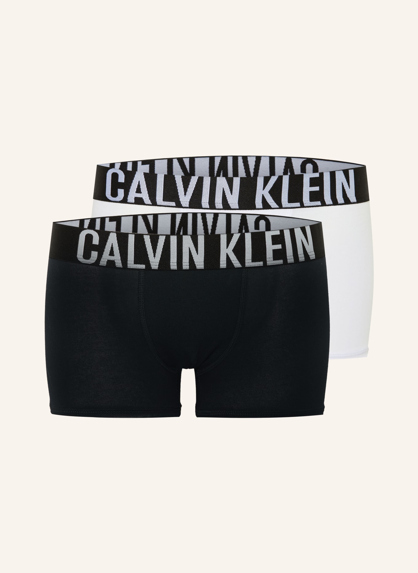 Calvin Klein 2er-Pack Boxershorts INTENSE POWER: SCHWARZ / WEISS