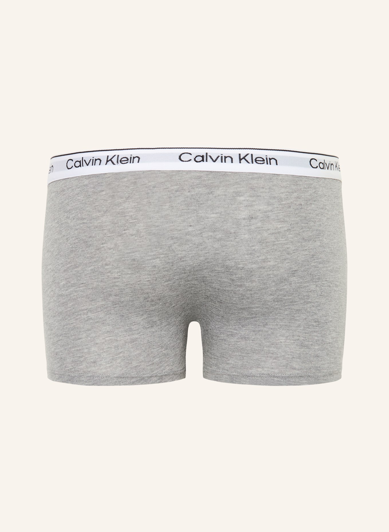 Calvin Klein 2er-Pack Boxershorts ICON COTTON STRETCH: GRAU / WEISS / SCHWARZ