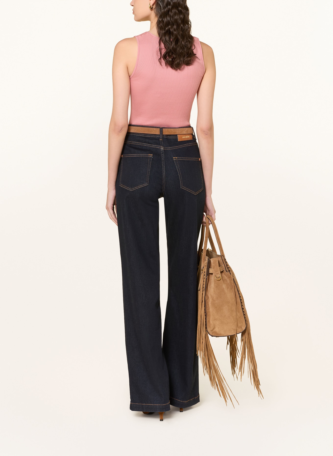 MOS MOSH Top MMELAINE s hedvábím: RŮŽOVÁ