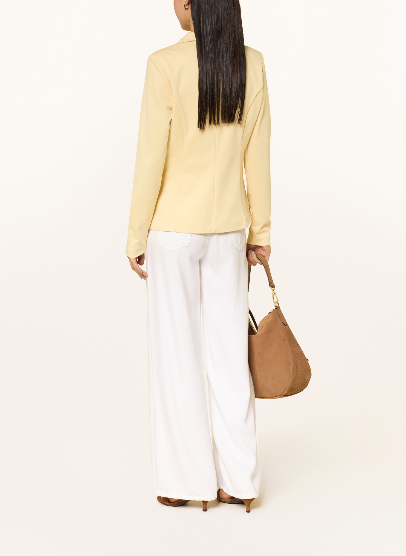 ICHI Jersey blazer IHKATE: LIGHT YELLOW