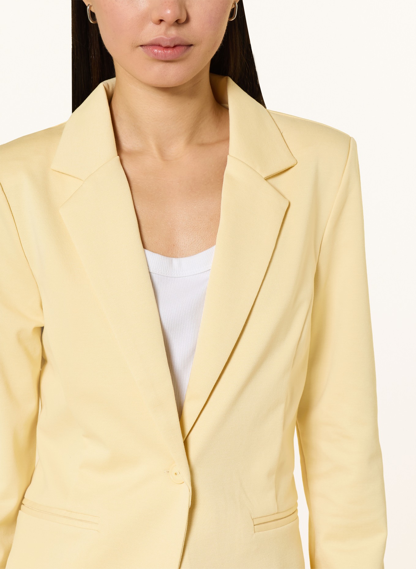 ICHI Jersey blazer IHKATE: LIGHT YELLOW
