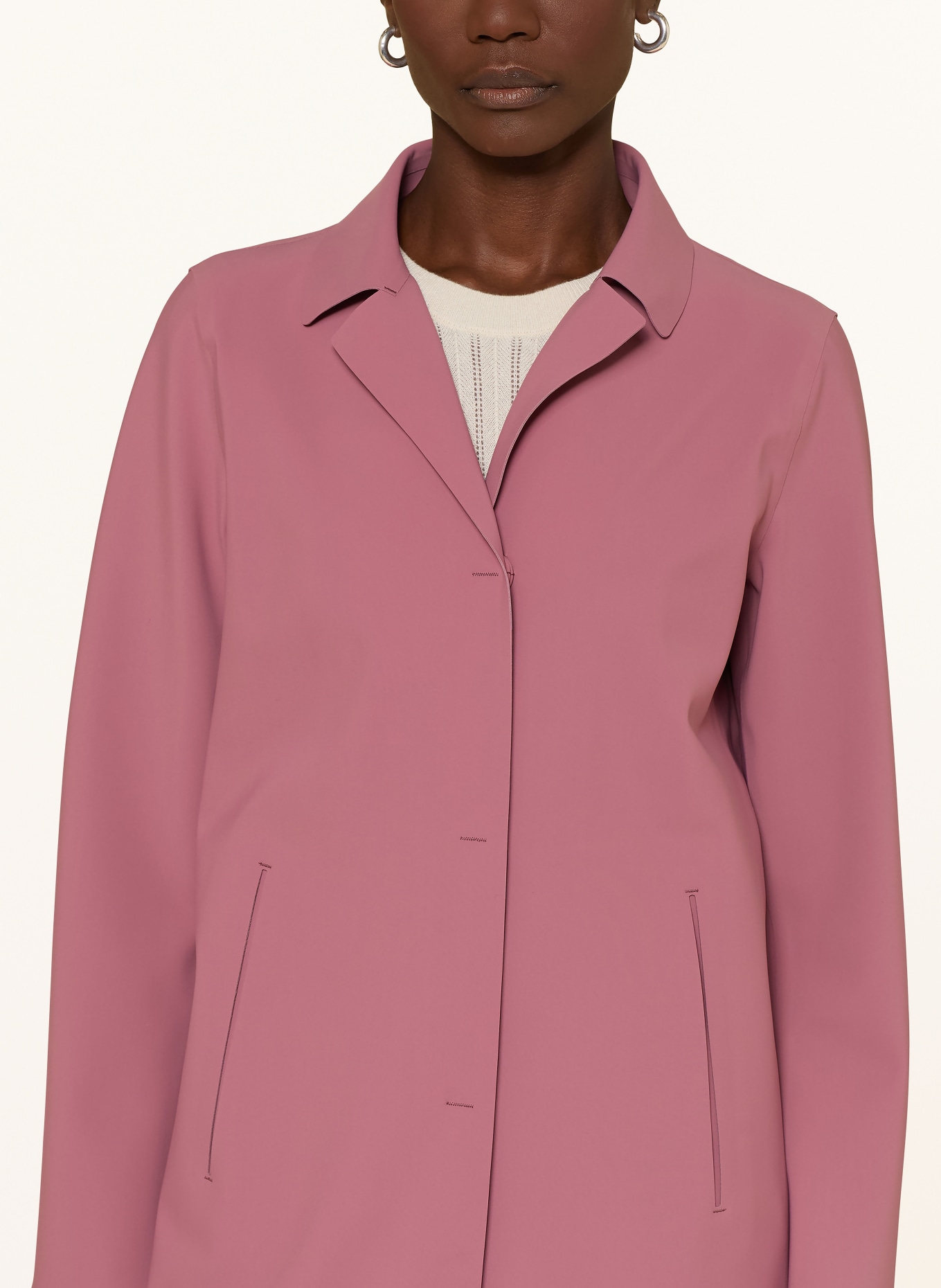 HERNO Coat: DUSKY PINK