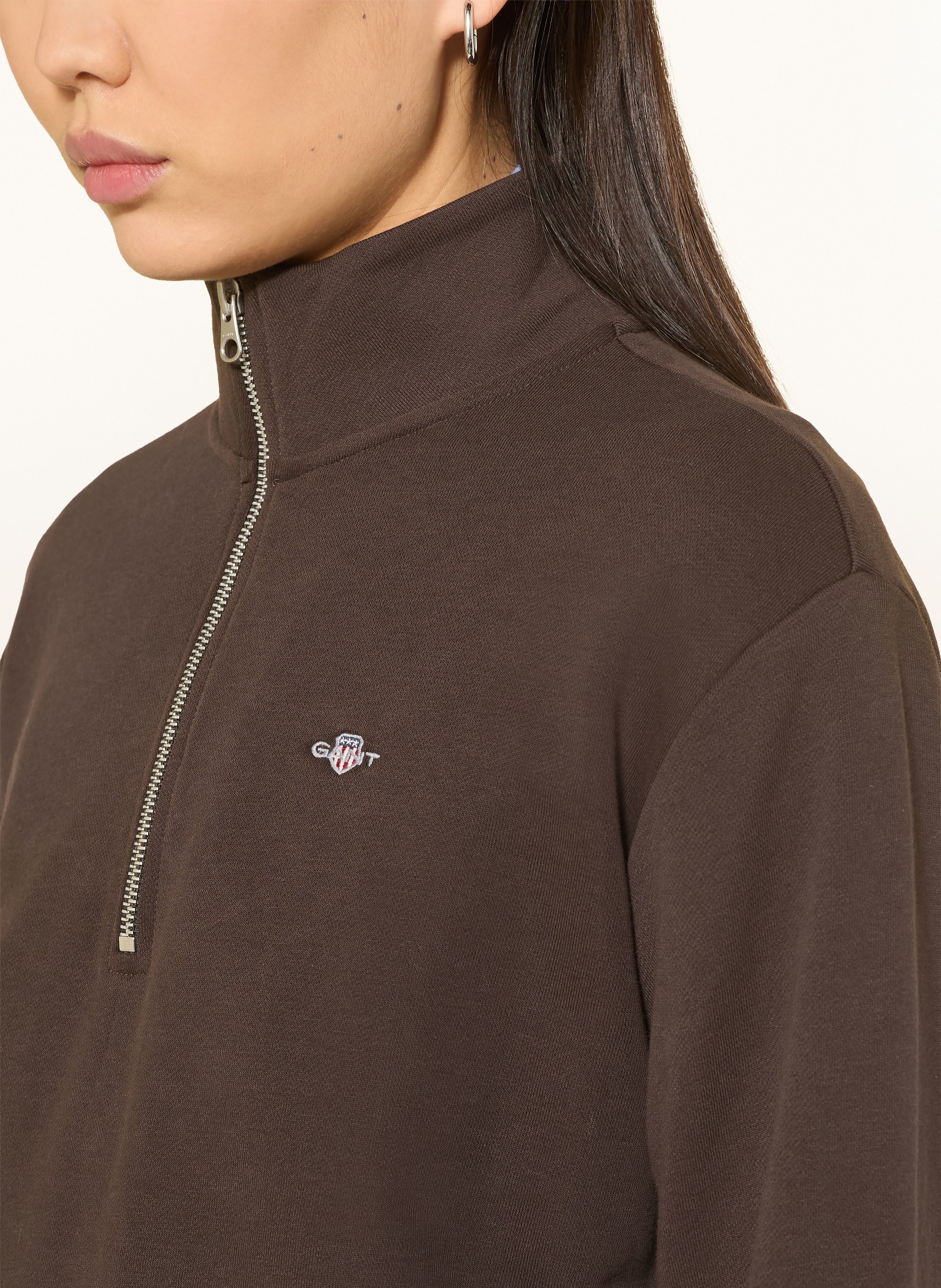 GANT Sweat-Troyer SHIELD: DUNKELBRAUN