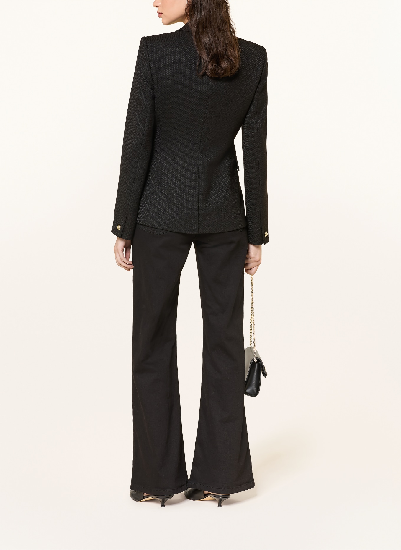 REISS Blazer TALLY: SCHWARZ