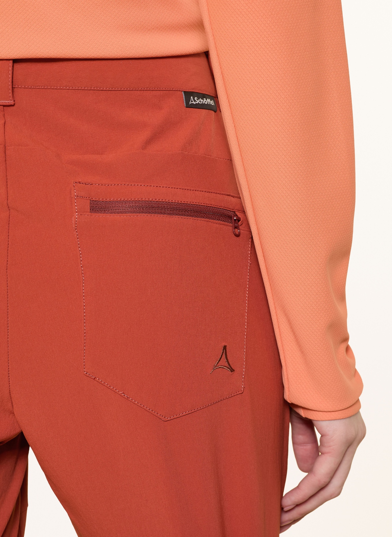 Schöffel TOBLACH trekking shorts: DARK ORANGE