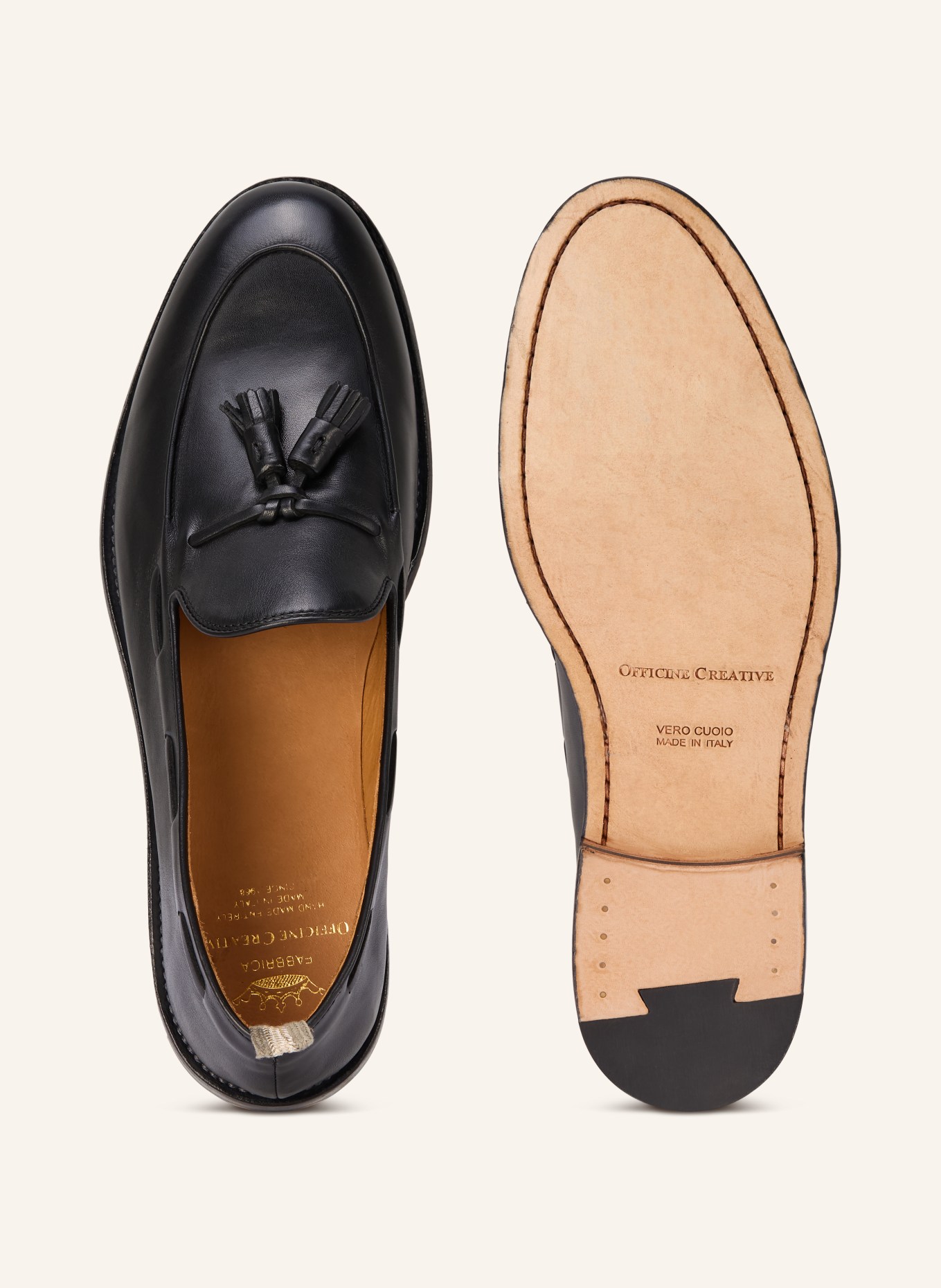 OFFICINE CREATIVE Loafer OPERA 002: SCHWARZ