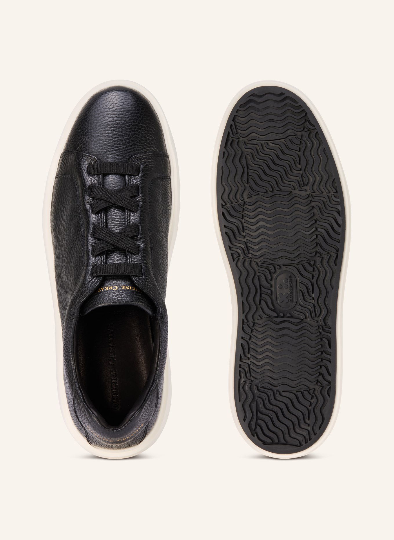 OFFICINE CREATIVE Sneaker SLOUCH 001: BLACK