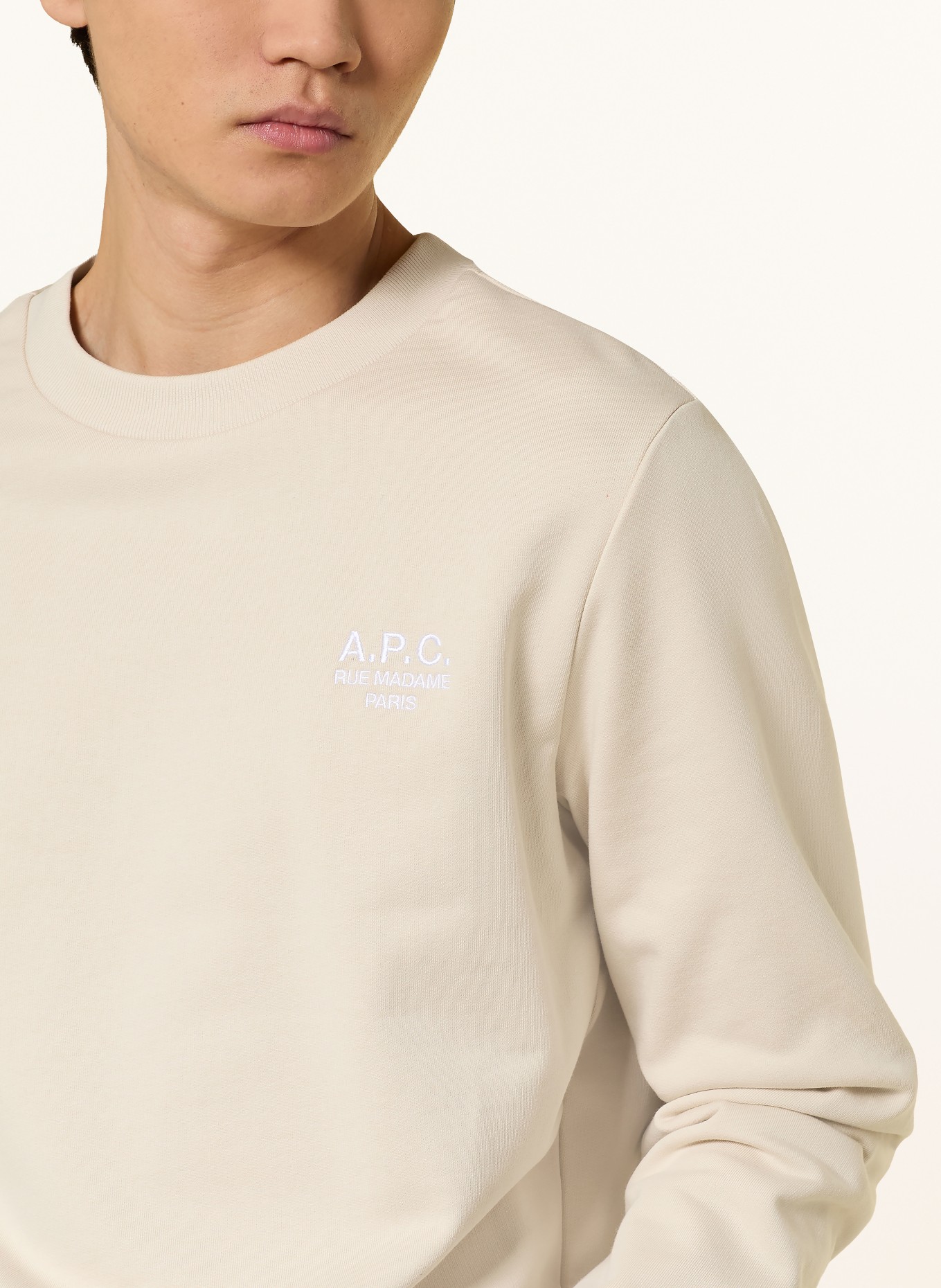 A.P.C. Sweatshirt: CREME