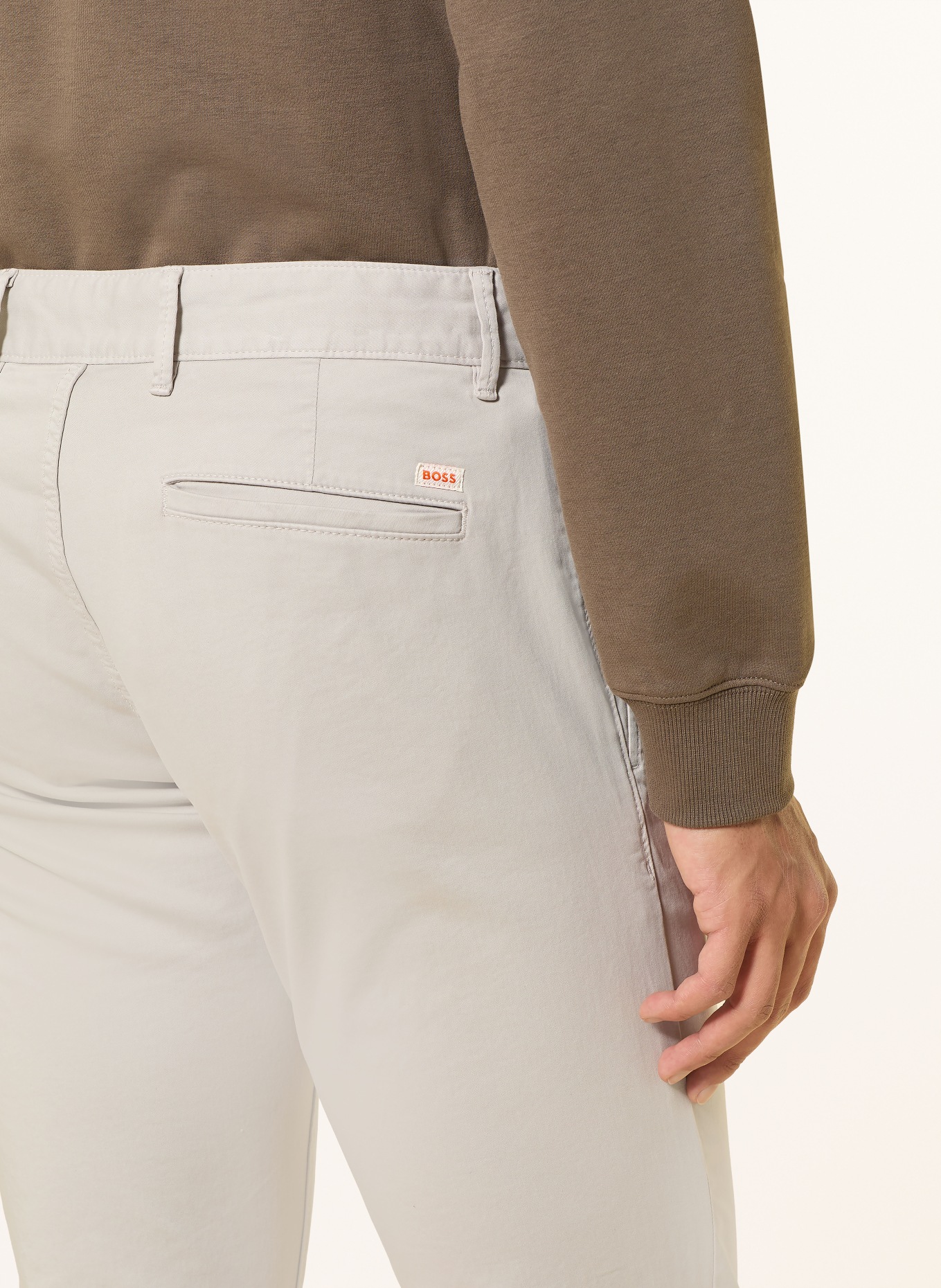 BOSS Chino CHINO Slim Fit: ECRU