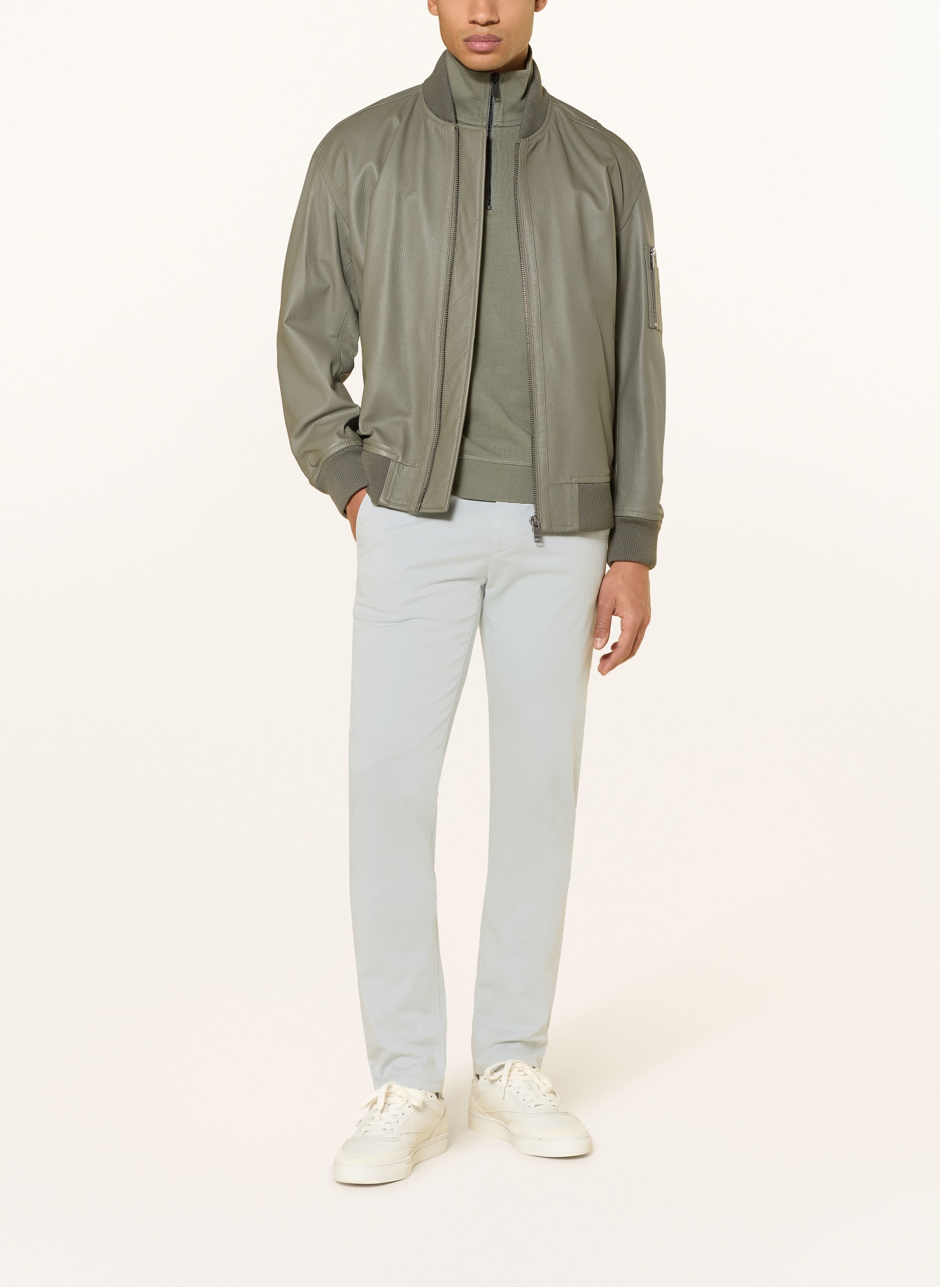 BOSS Chino CHINO Slim Fit: HELLGRÜN