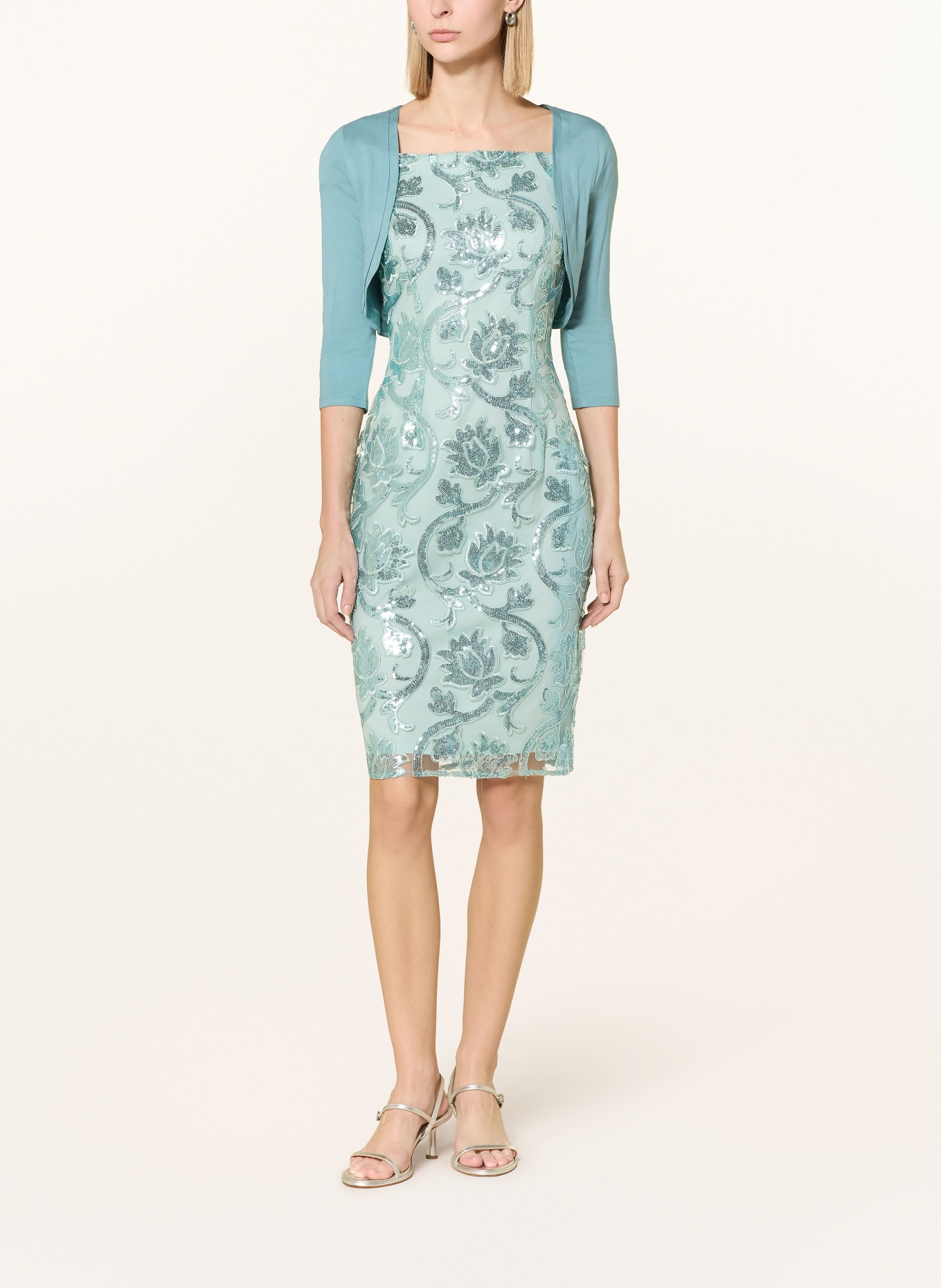 Suddenly Princess Bolerko z rękawem 3/4: TURKUSOWY