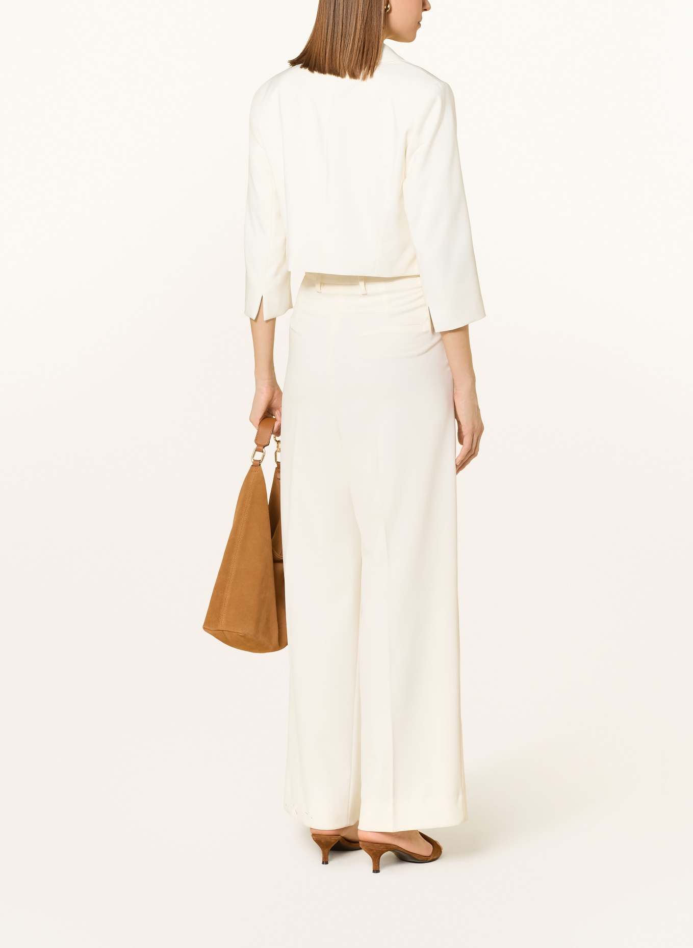 Betty Barclay Cropped blejzr s 3/4 rukávem: KRÉMOVÁ