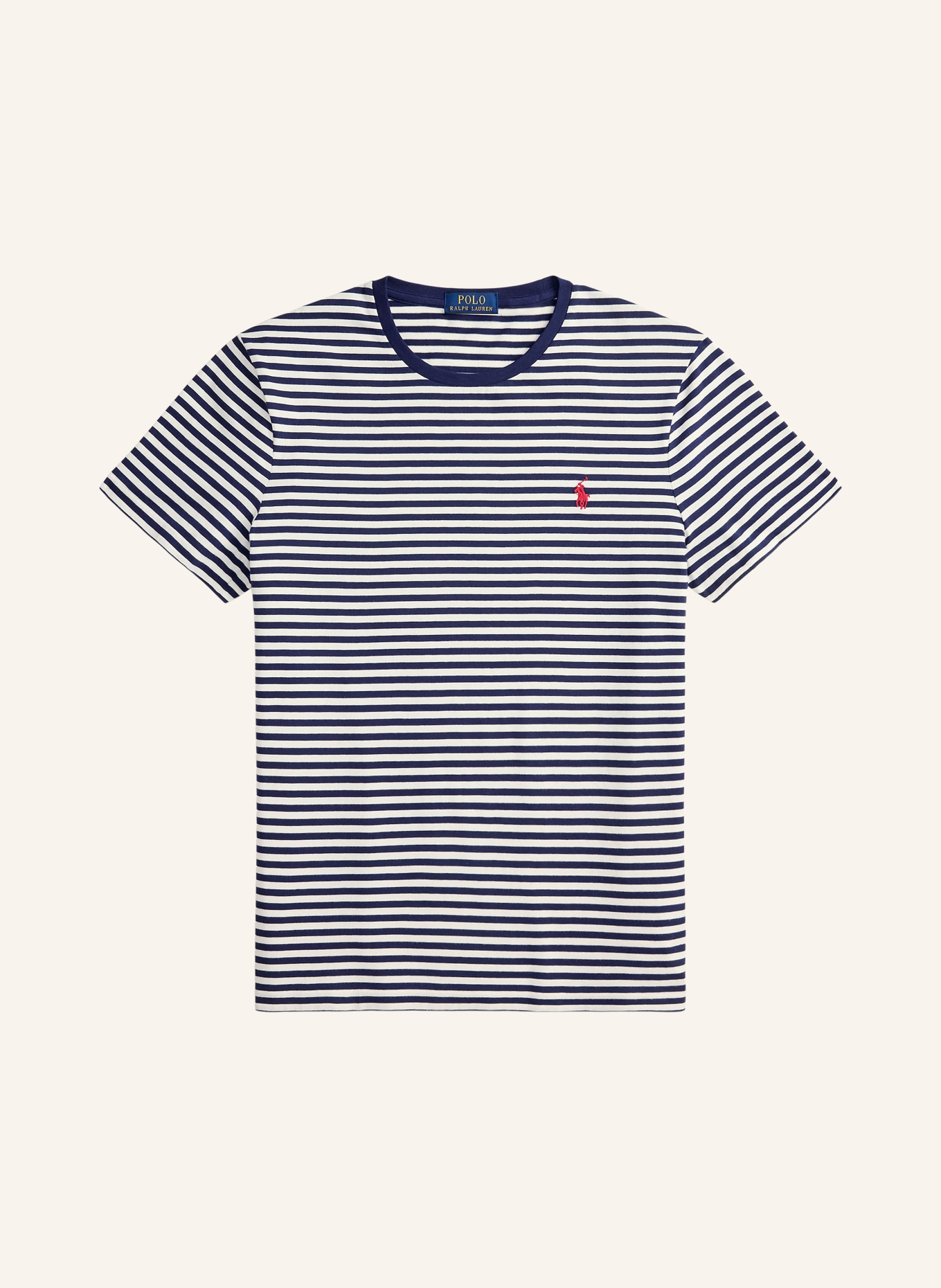 POLO RALPH LAUREN T-Shirt: DUNKELBLAU / WEISS