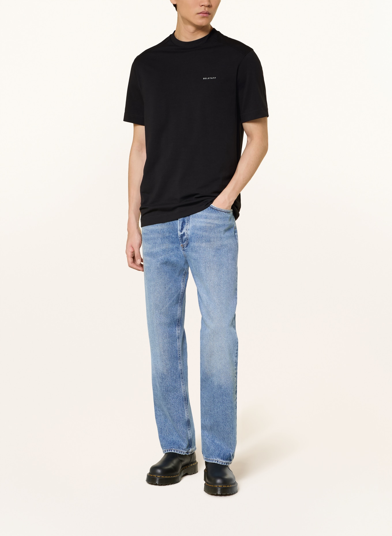 BELSTAFF T-shirt ALLOY: CZARNY