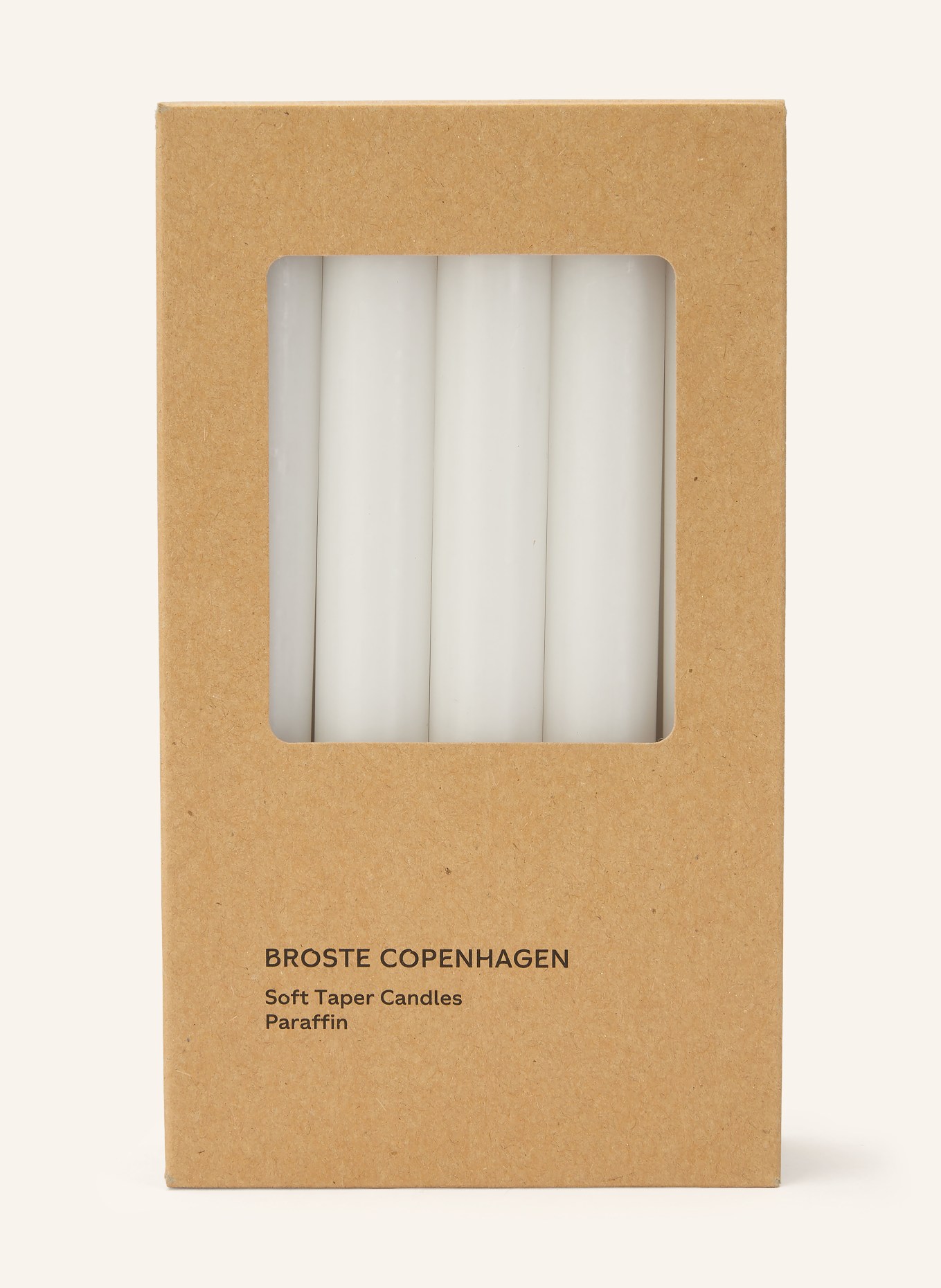 BROSTE COPENHAGEN 10er-Set Stabkerzen: WEISS