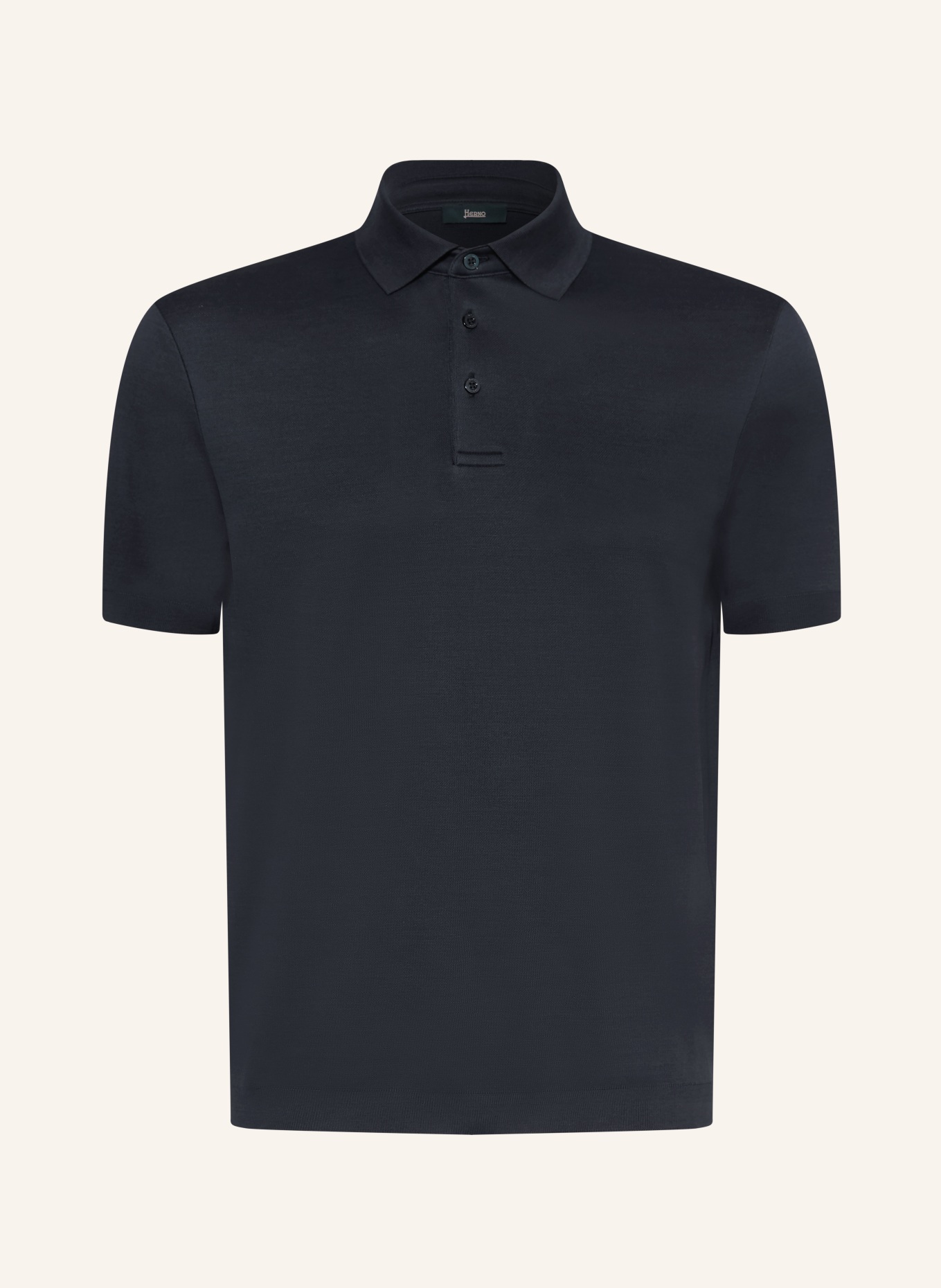HERNO Koszulka polo z dżerseju: GRANATOWY