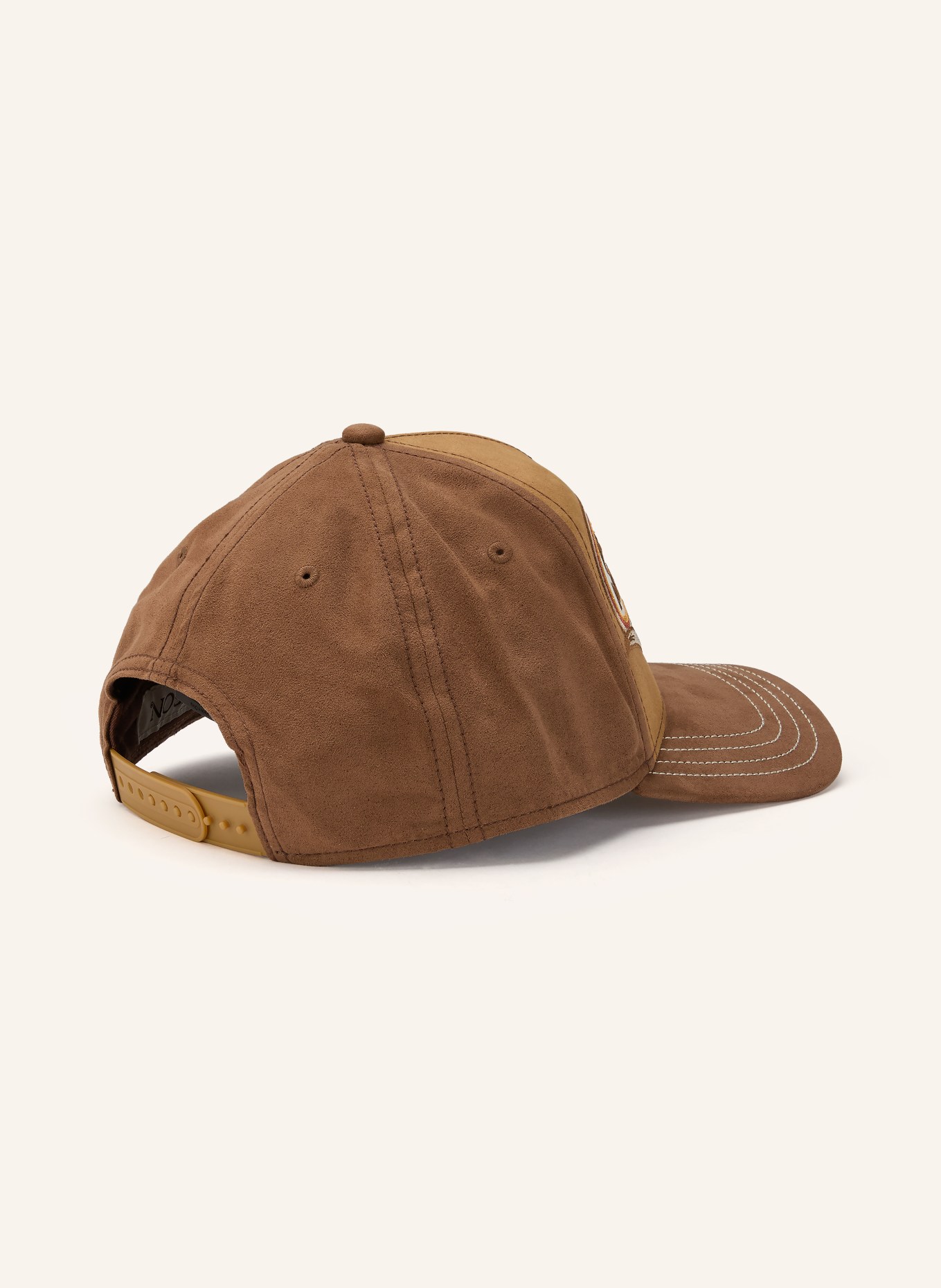 STETSON Cap: BRAUN / COGNAC / ECRU