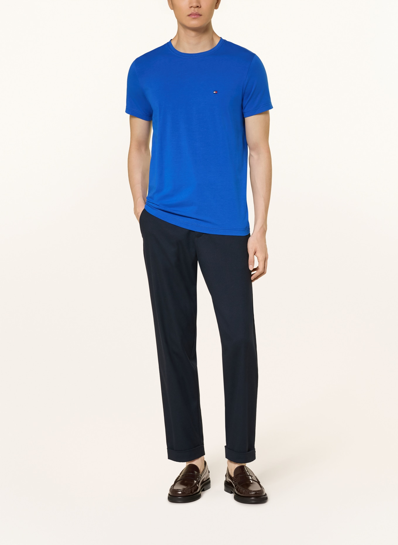 TOMMY HILFIGER Tričko: MODRÁ