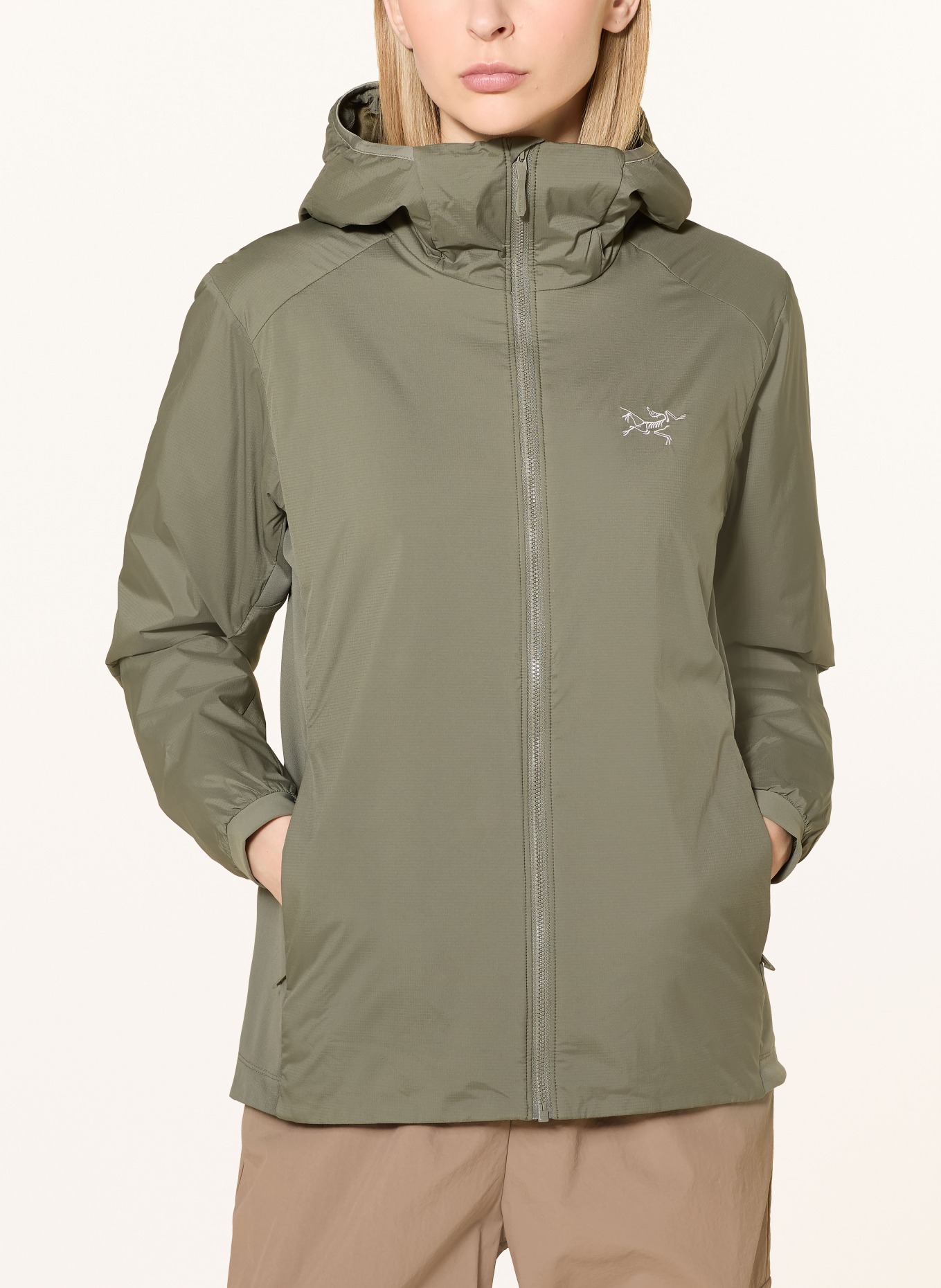 ARC'TERYX Funktionsjacke ATOM HOODY: OLIV