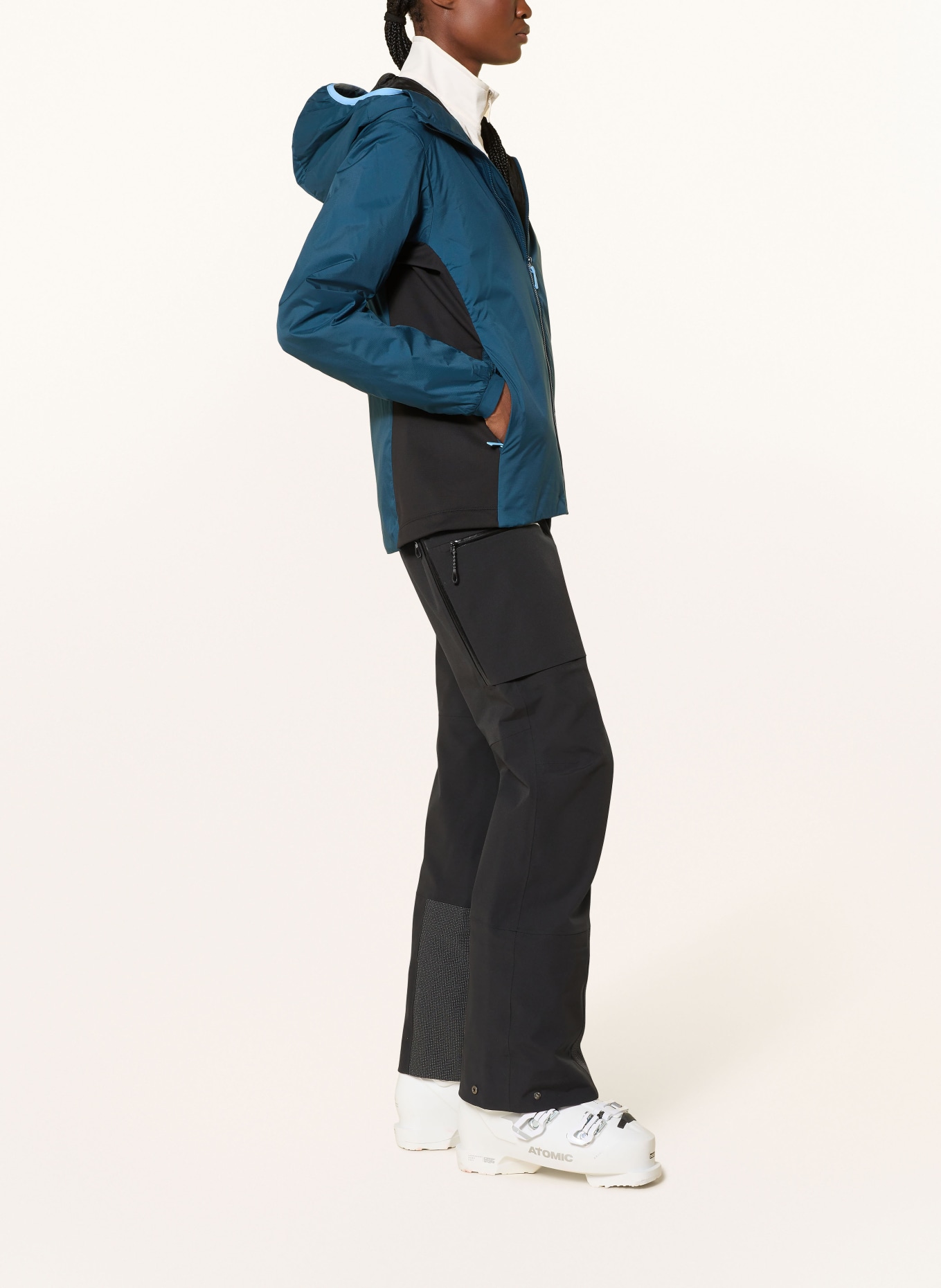 ARC'TERYX Kurtka funkcyjna ATOM HOODY: PETROL