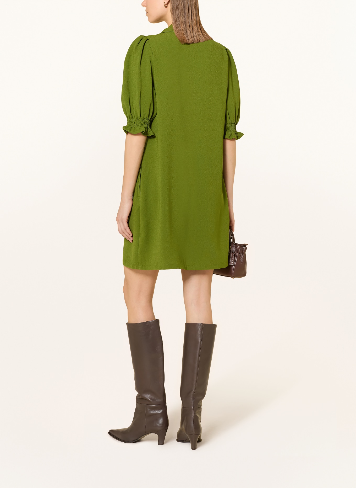 Phase Eight Šaty CANDICE s 3/4 rukávem: OLIVOVÁ