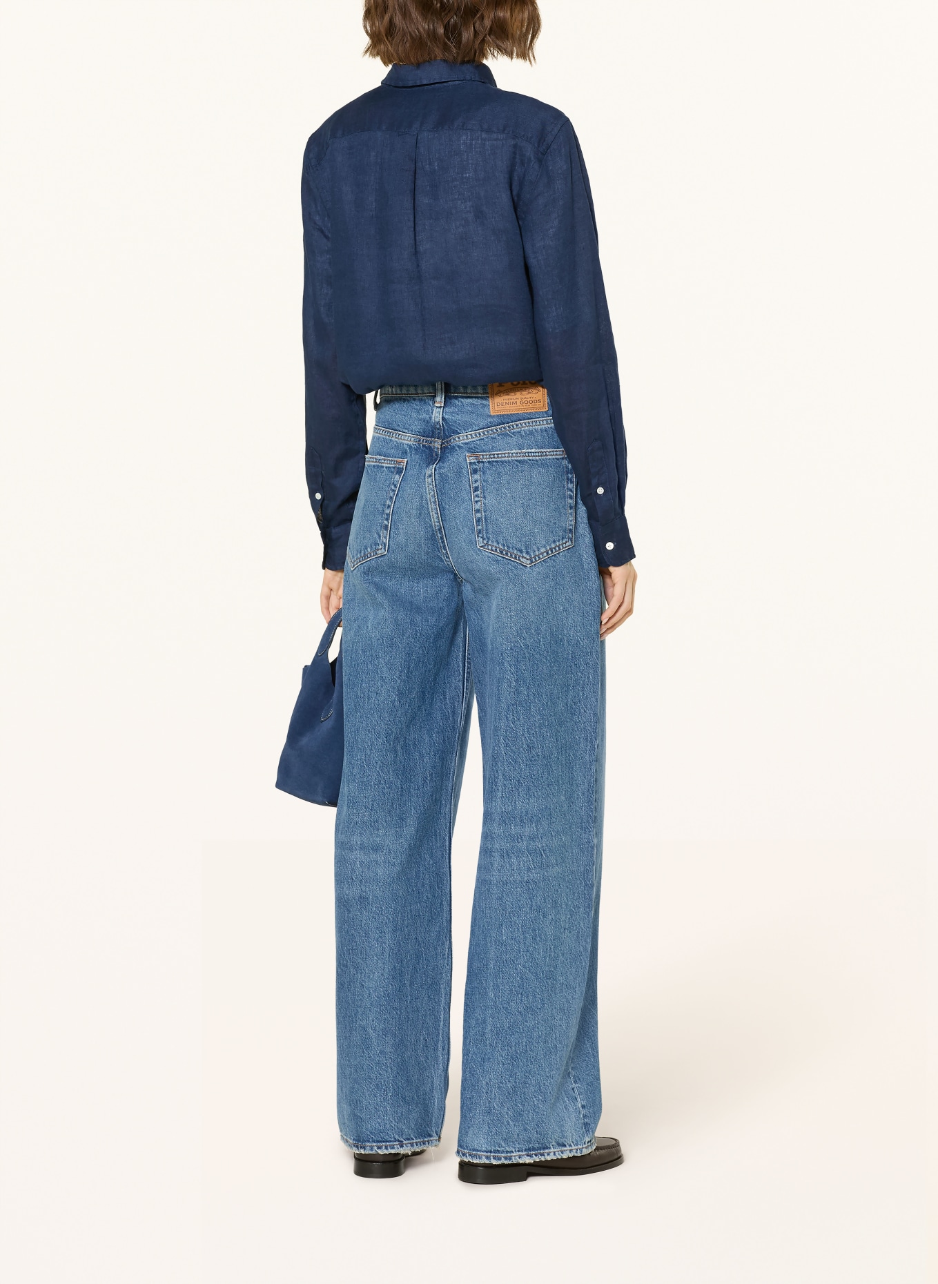 POLO RALPH LAUREN Koszula z lnu: GRANATOWY