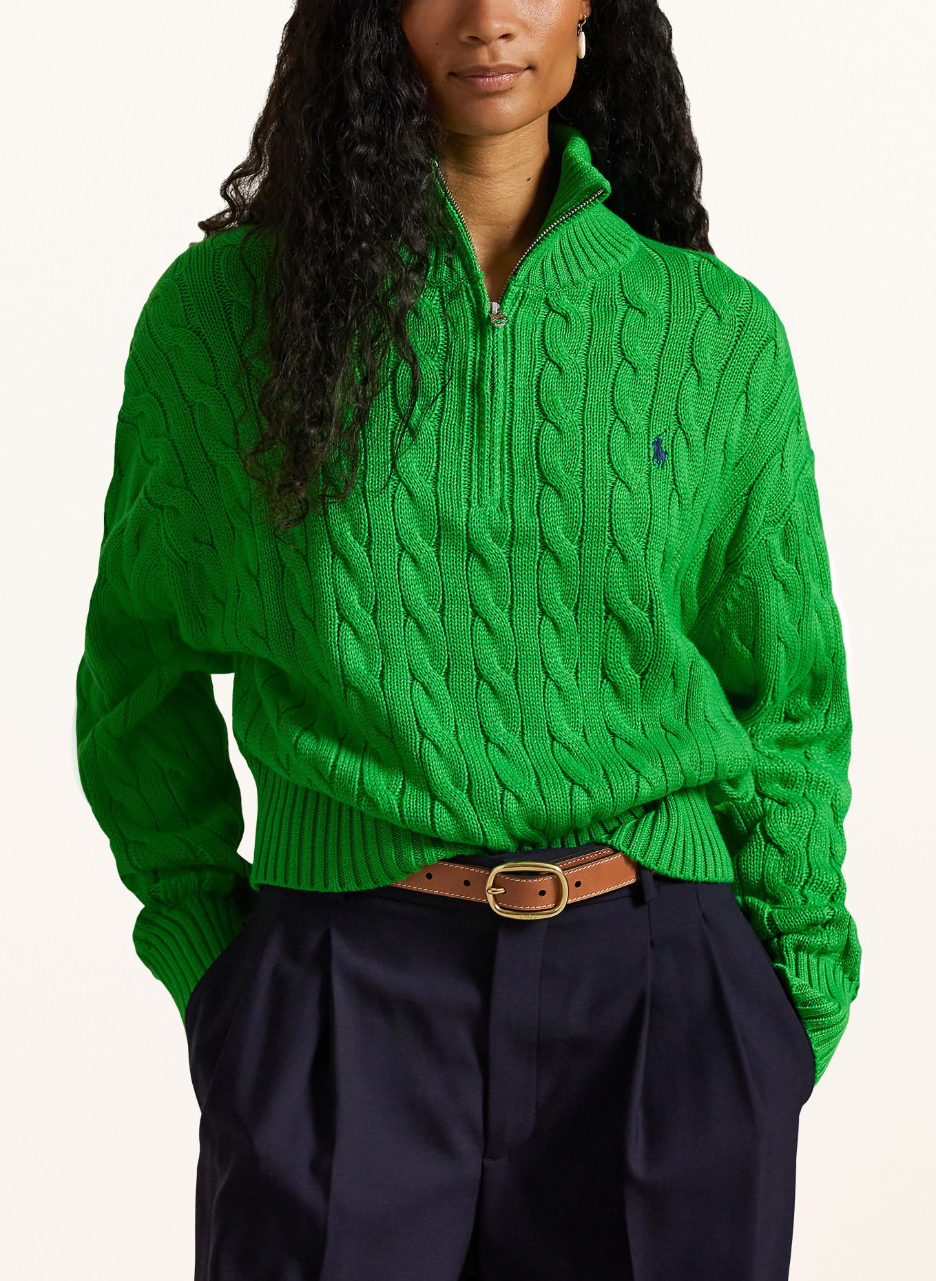 POLO RALPH LAUREN Half-zip sweater: GREEN