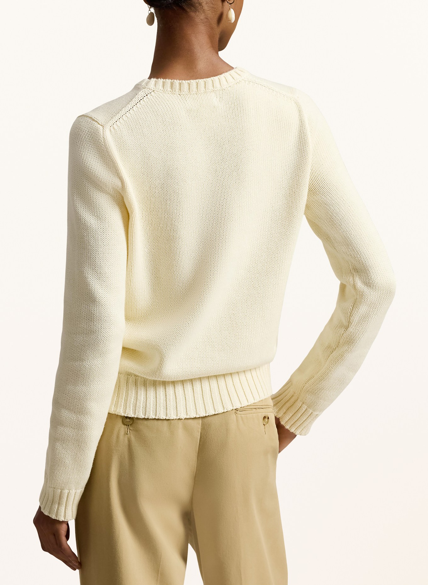 POLO RALPH LAUREN Pullover: CREME / DUNKELROT / DUNKELBLAU