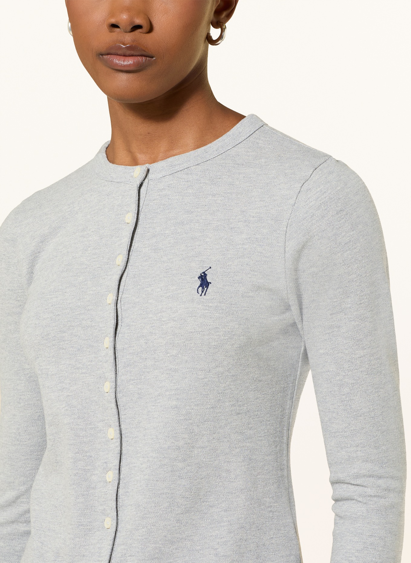 POLO RALPH LAUREN Cardigan: GRAY